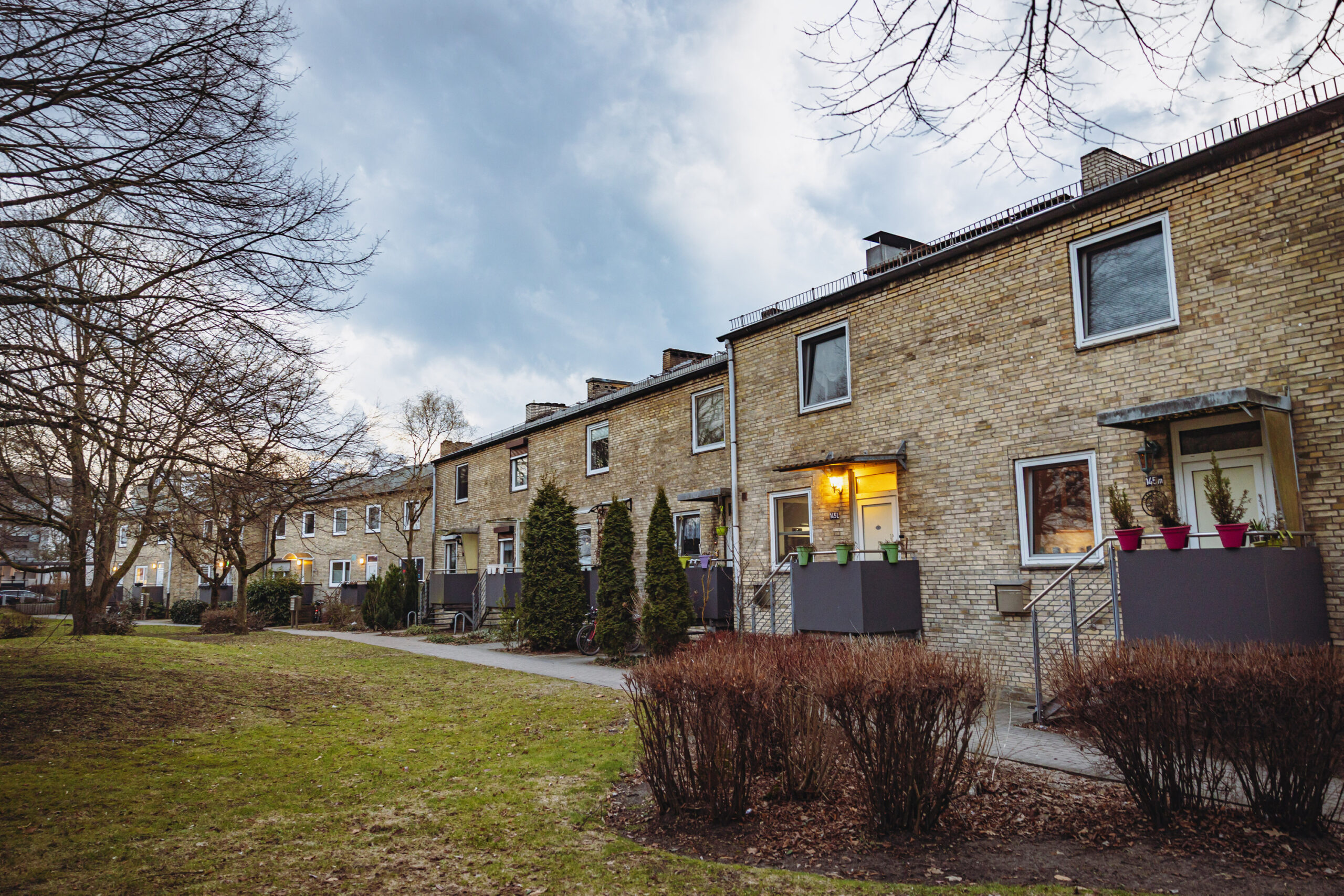 Saga-Siedlung an der U-Bahn Merkenstraße soll abgerissen werden.