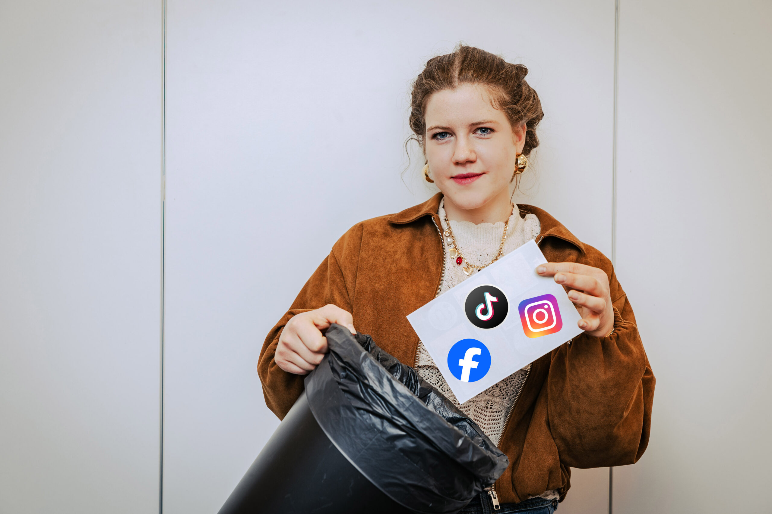 MOPO-Redakteurin Pauline Reibe, Mitglied der Generation Z, verzichtet auf Social Media.