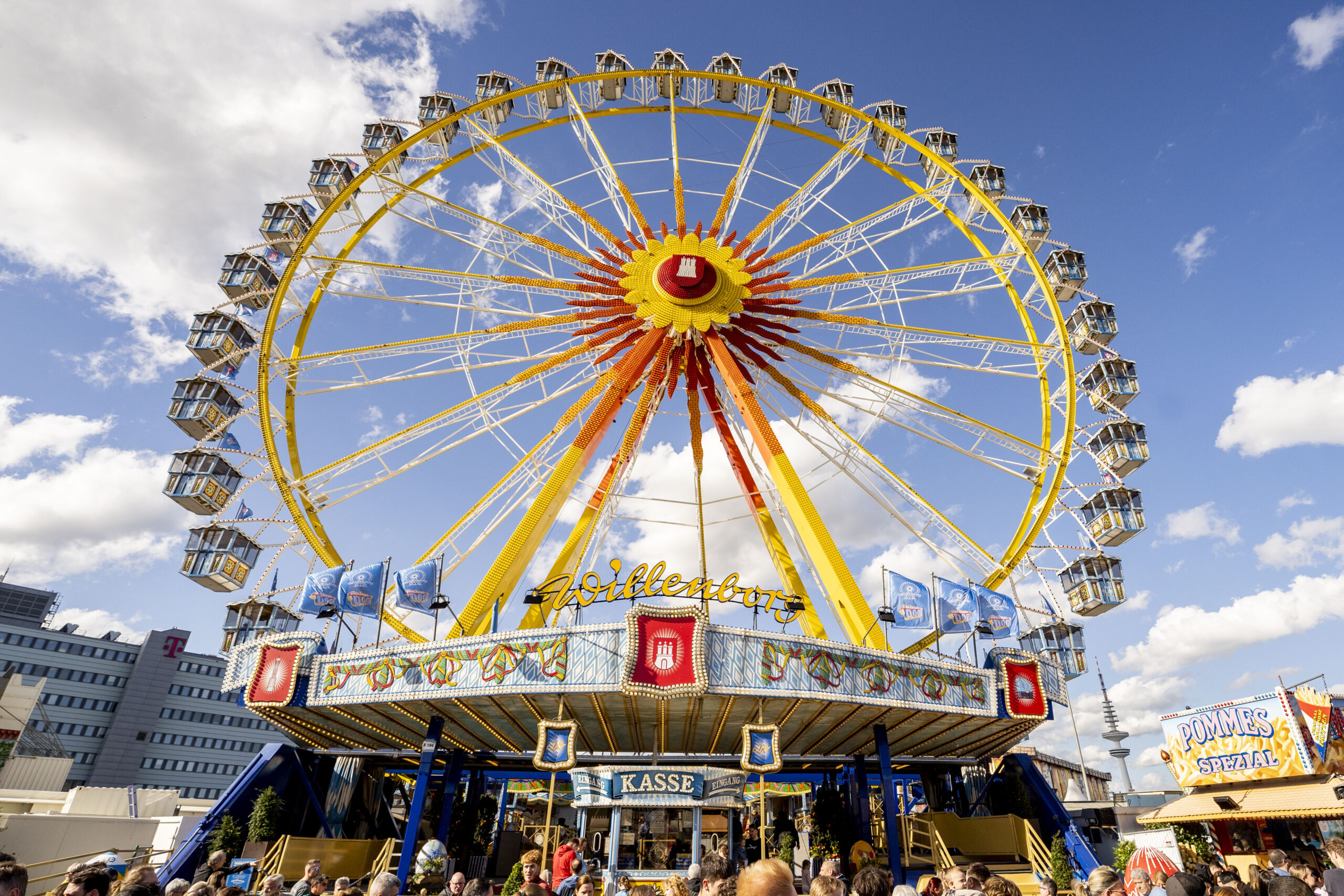 Riesenrad auf den Hambuger DOM