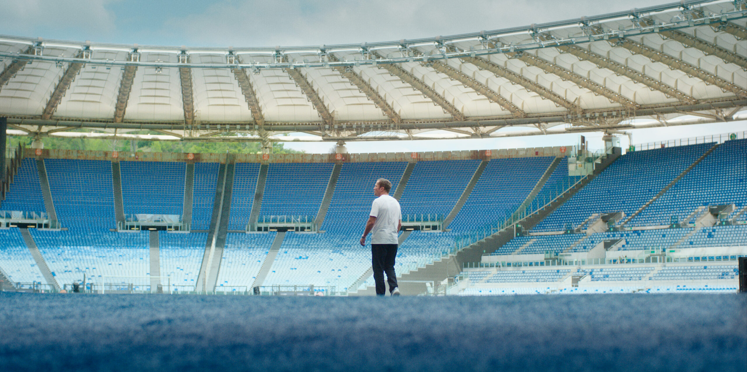 Lothar Matthäus im Stadion in Rom