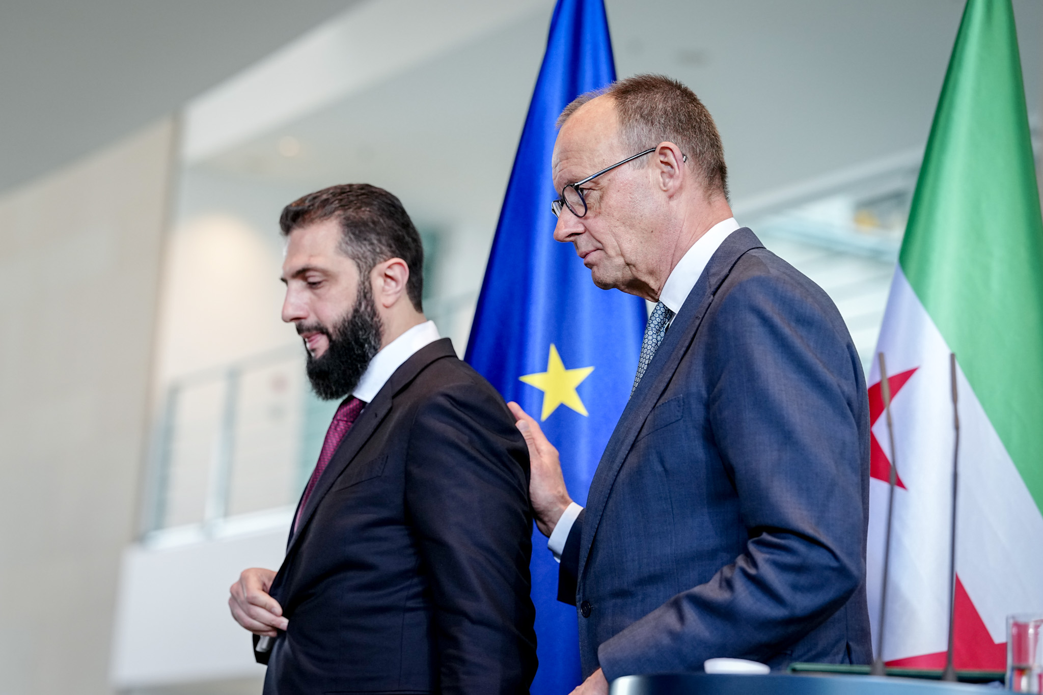 Friedrich Merz und al-Scharaa