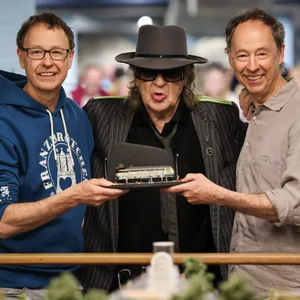 Udo Lindenberg mit Gerrit und Frederik Braun