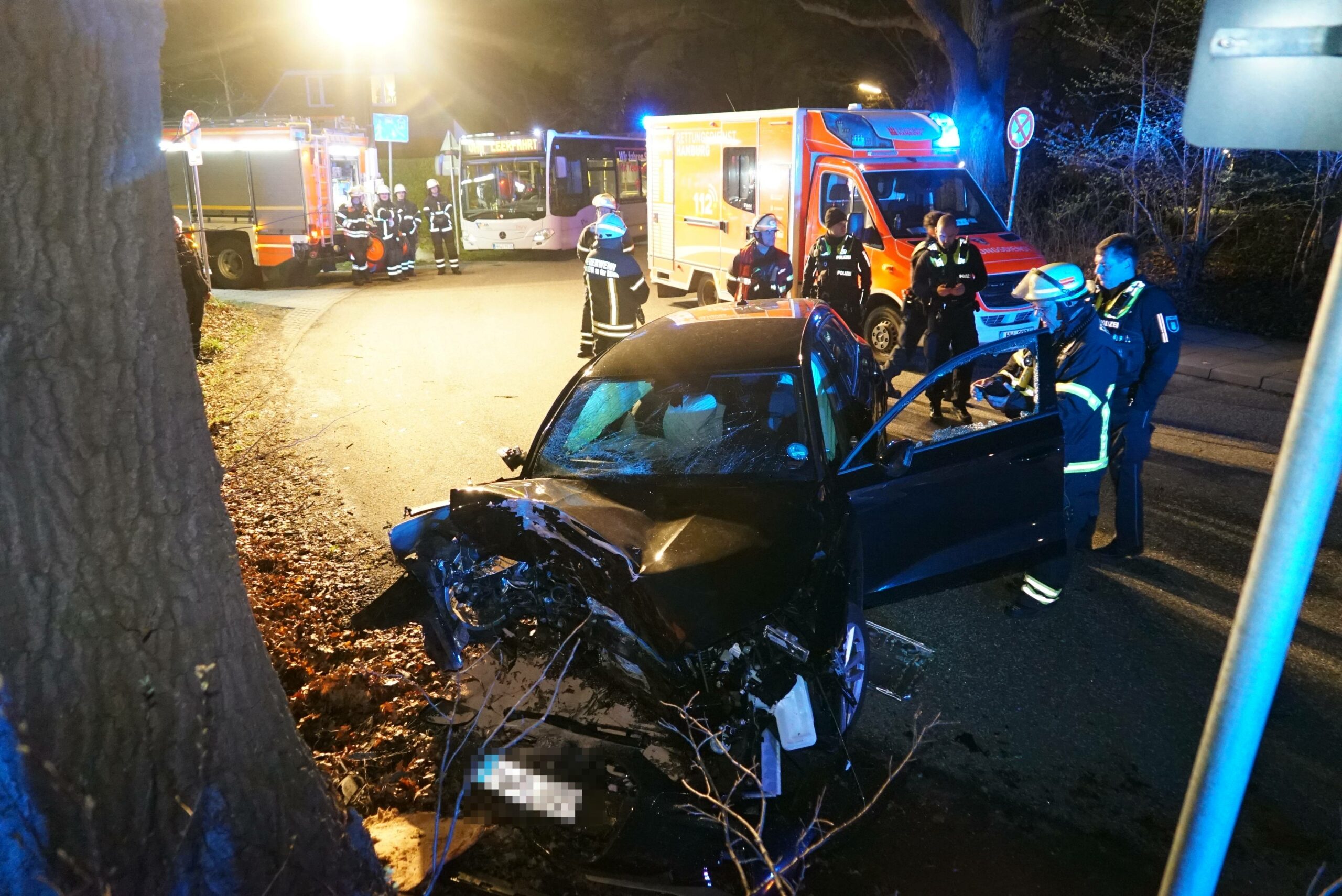 Unfall Billstedt Mietwagen Polizei