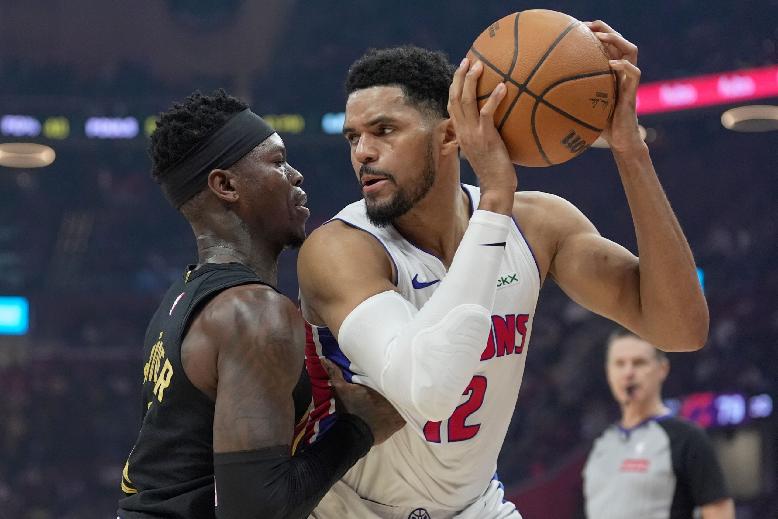 Dennis Schröder verteidigte stark gegen die Detroit Pistons.