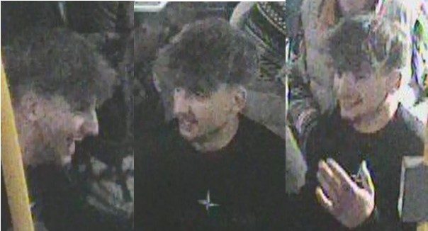 Die fünf Männer werden wegen einer rassistischen Attacke gesucht.