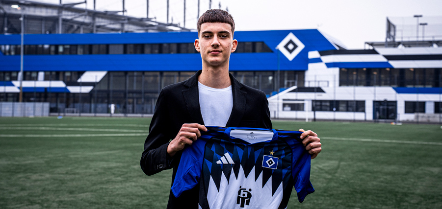 Andrej Vasiljevic ist ab Sommer ein Hamburger. (Bildquelle: HSV)