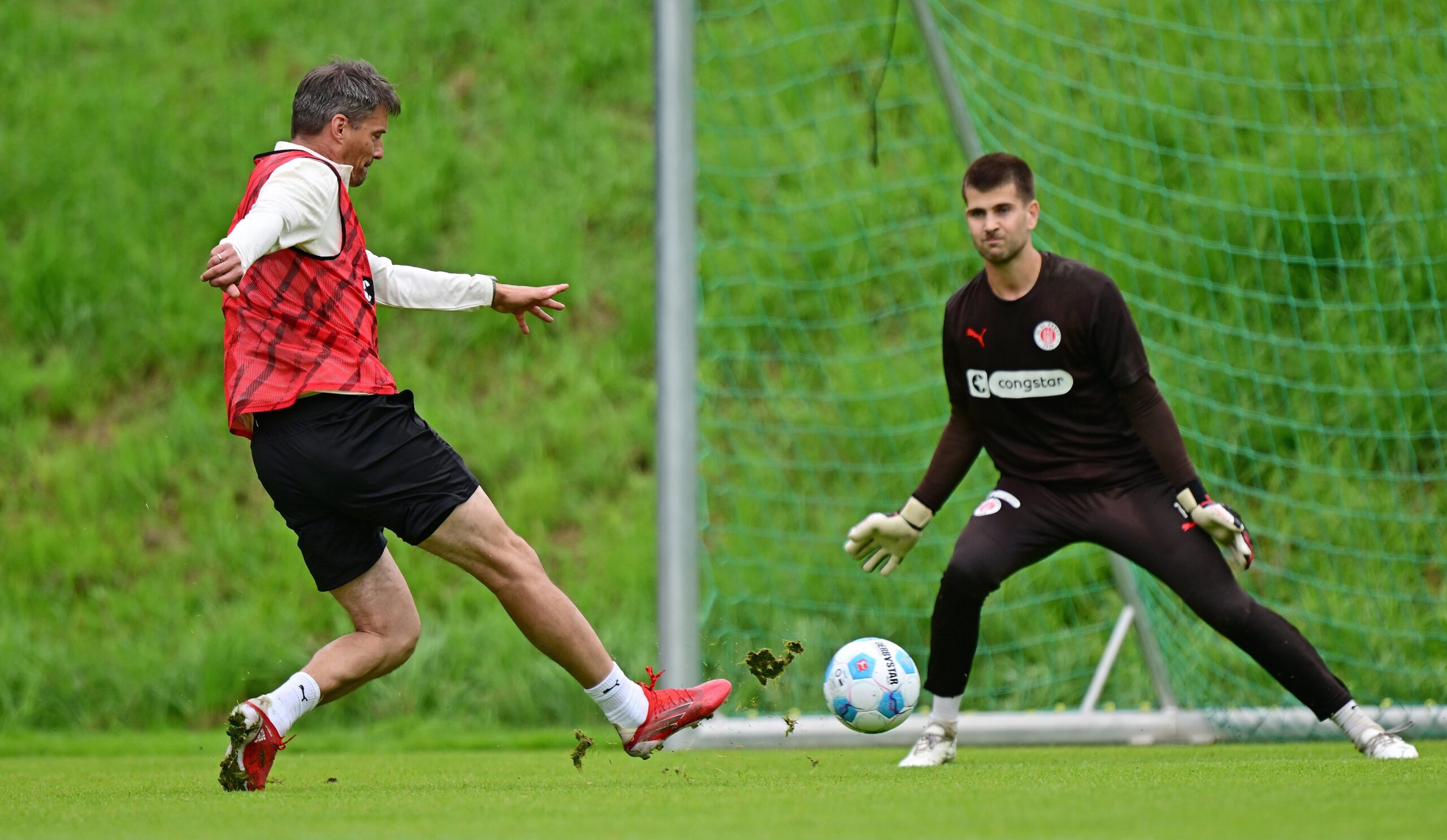 Alexander Blessin im Training gegen Ben Voll