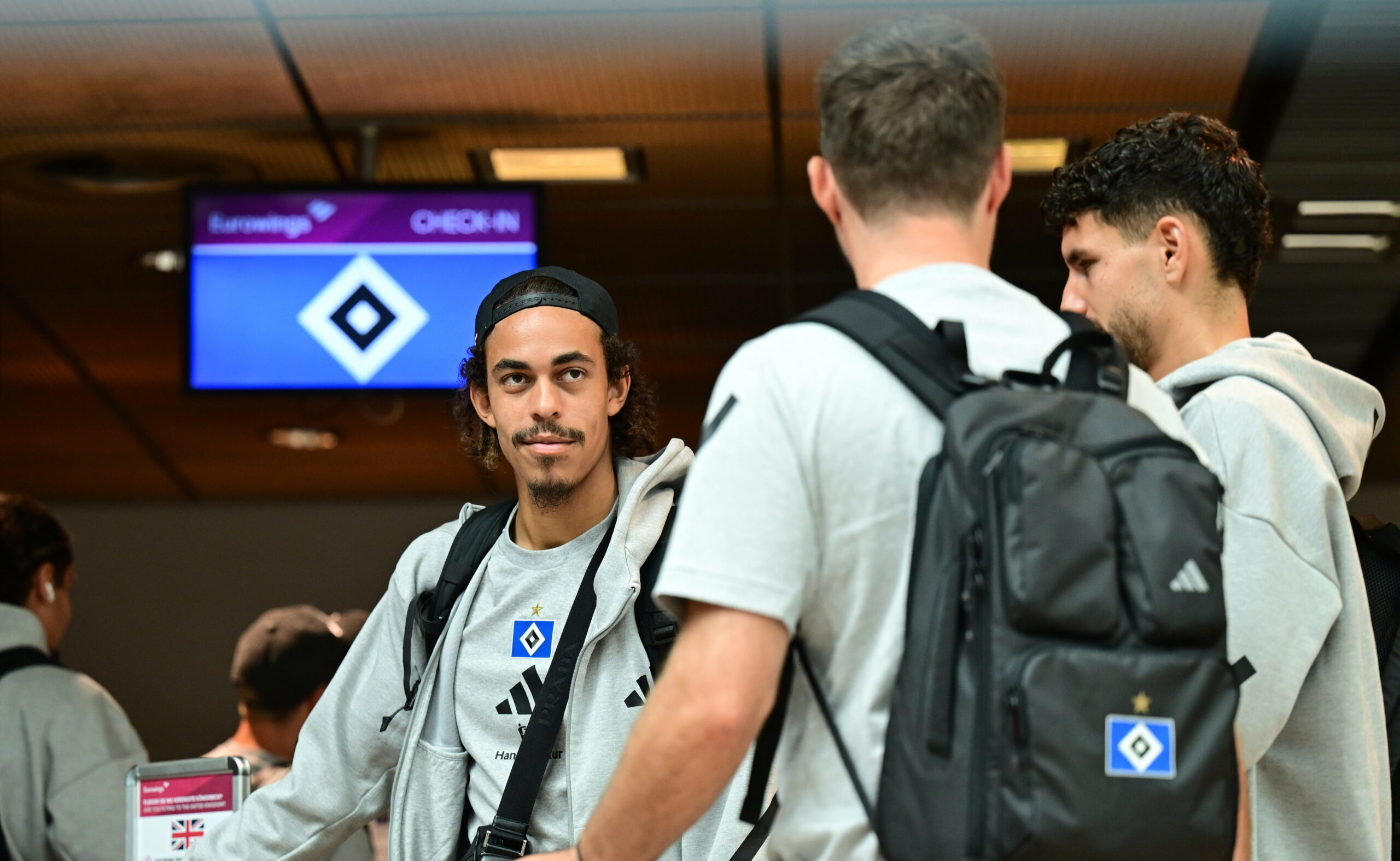 Die HSV-Profis im vergangenen Sommer vor der Abreise nach Mallorca