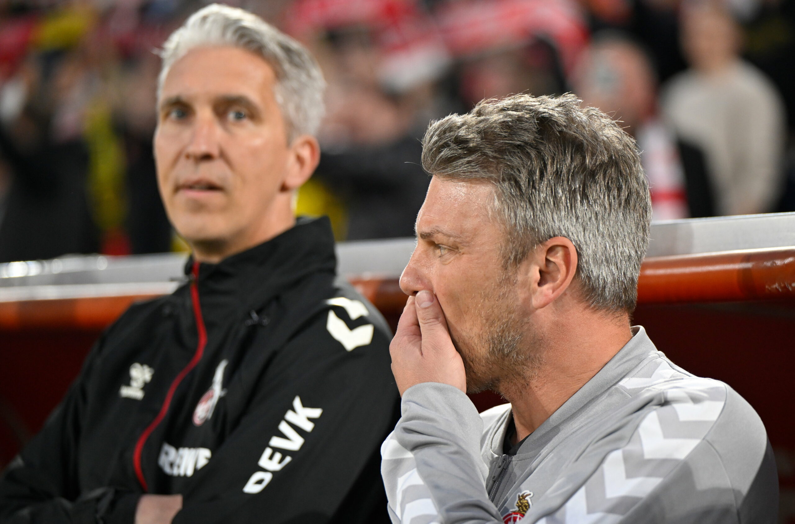 Lukas Kwasniok hat mit dem 1. FC Köln schon lange nicht mehr gewonnen - auch nicht gegen Mönchengladbach.