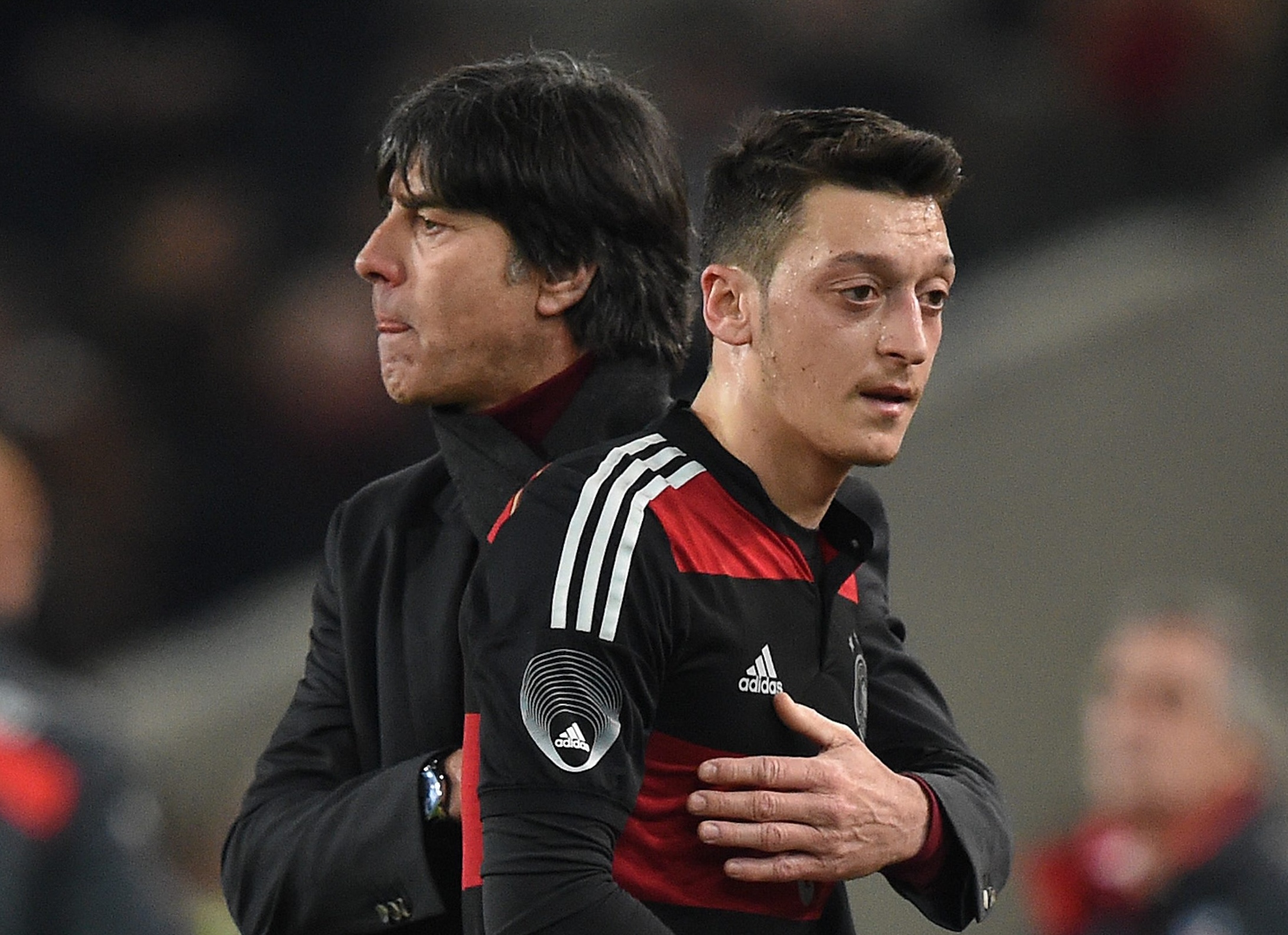 Getrennte Wege: Jogi Löw und Mesut Özil im WM-Jahr 2014