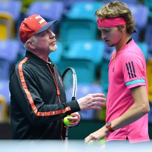 Alexander Zverev mit Boris Becker