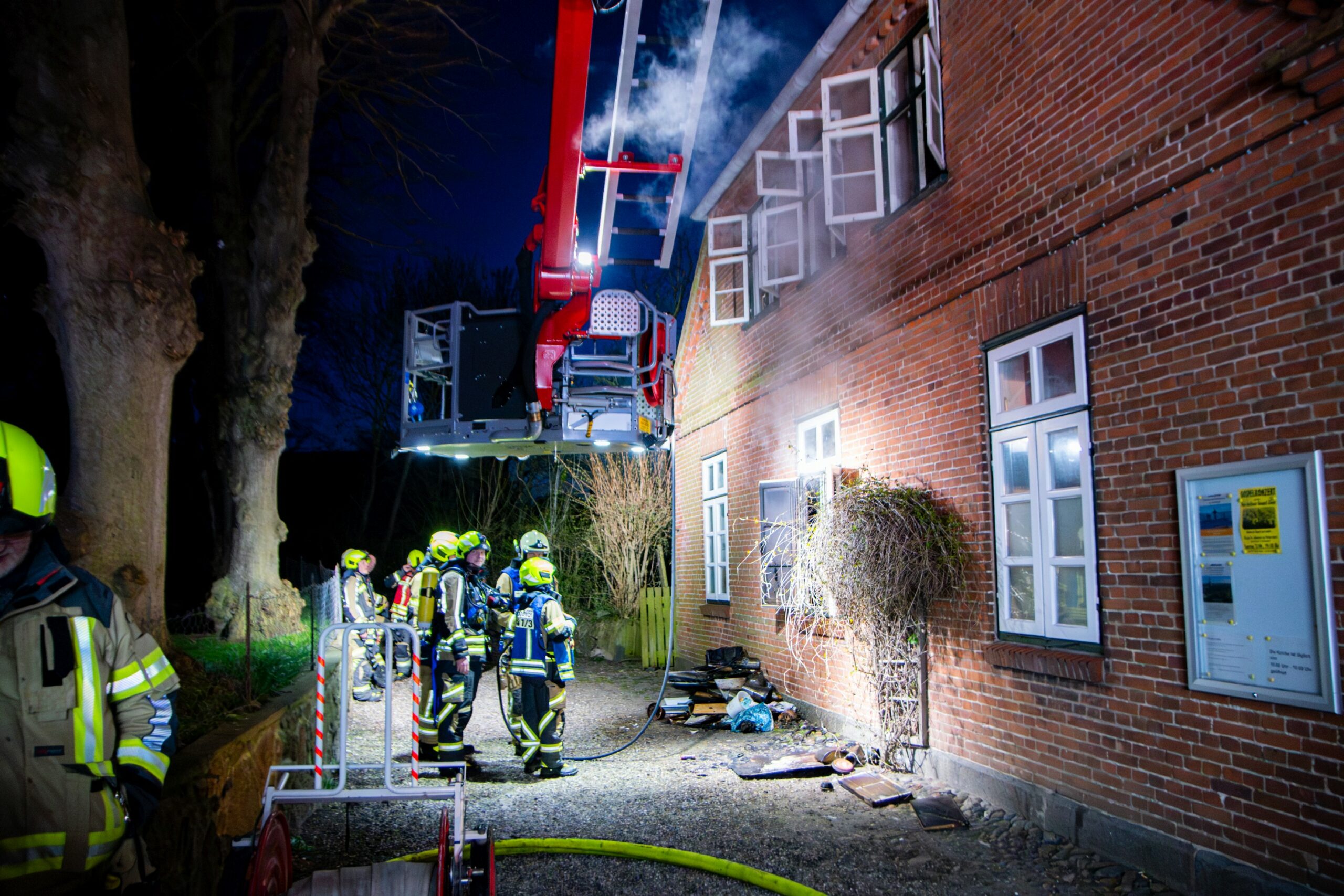 Die Feuerwehr war mit einem Großaufgebot im Einsatz.