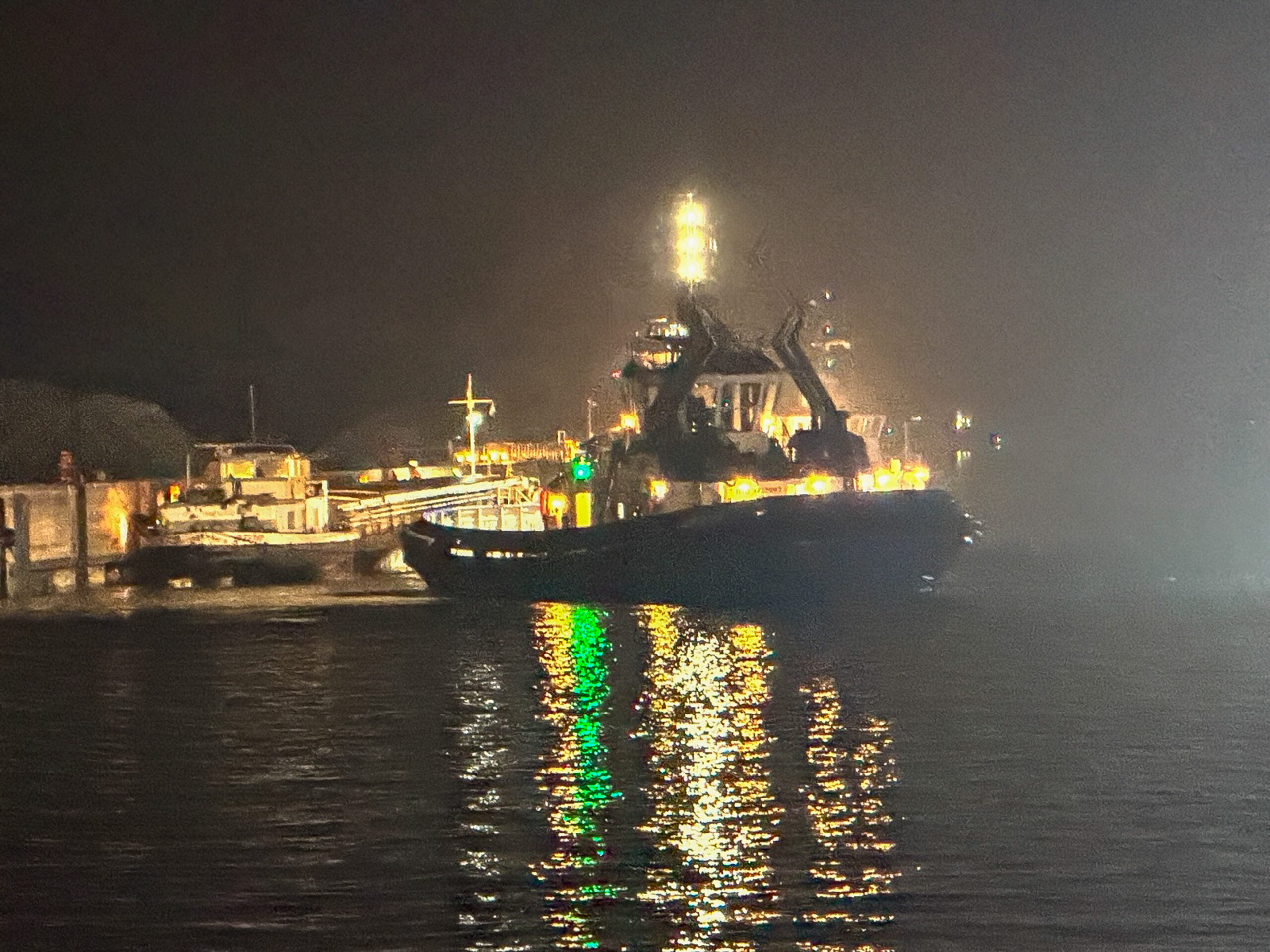 Ponton Anleger Schiff Stade Elbe