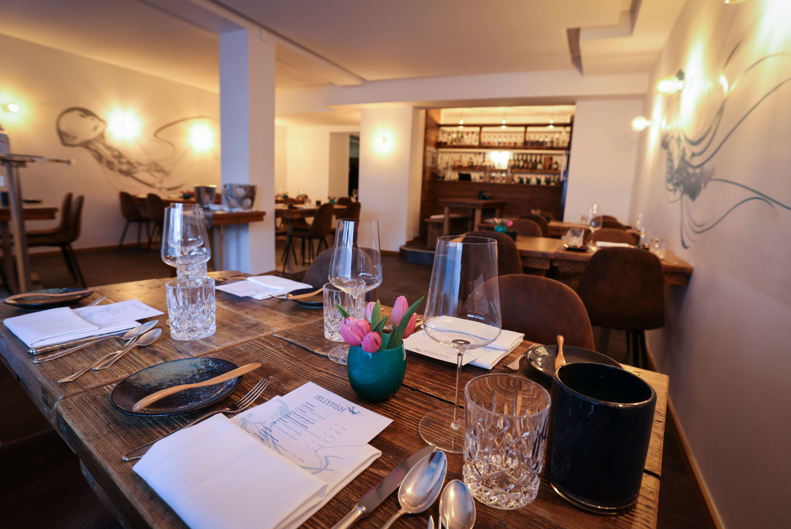 Blick in das Restaurant „Jellyfish“ in Eimsbüttel (Archivfoto)