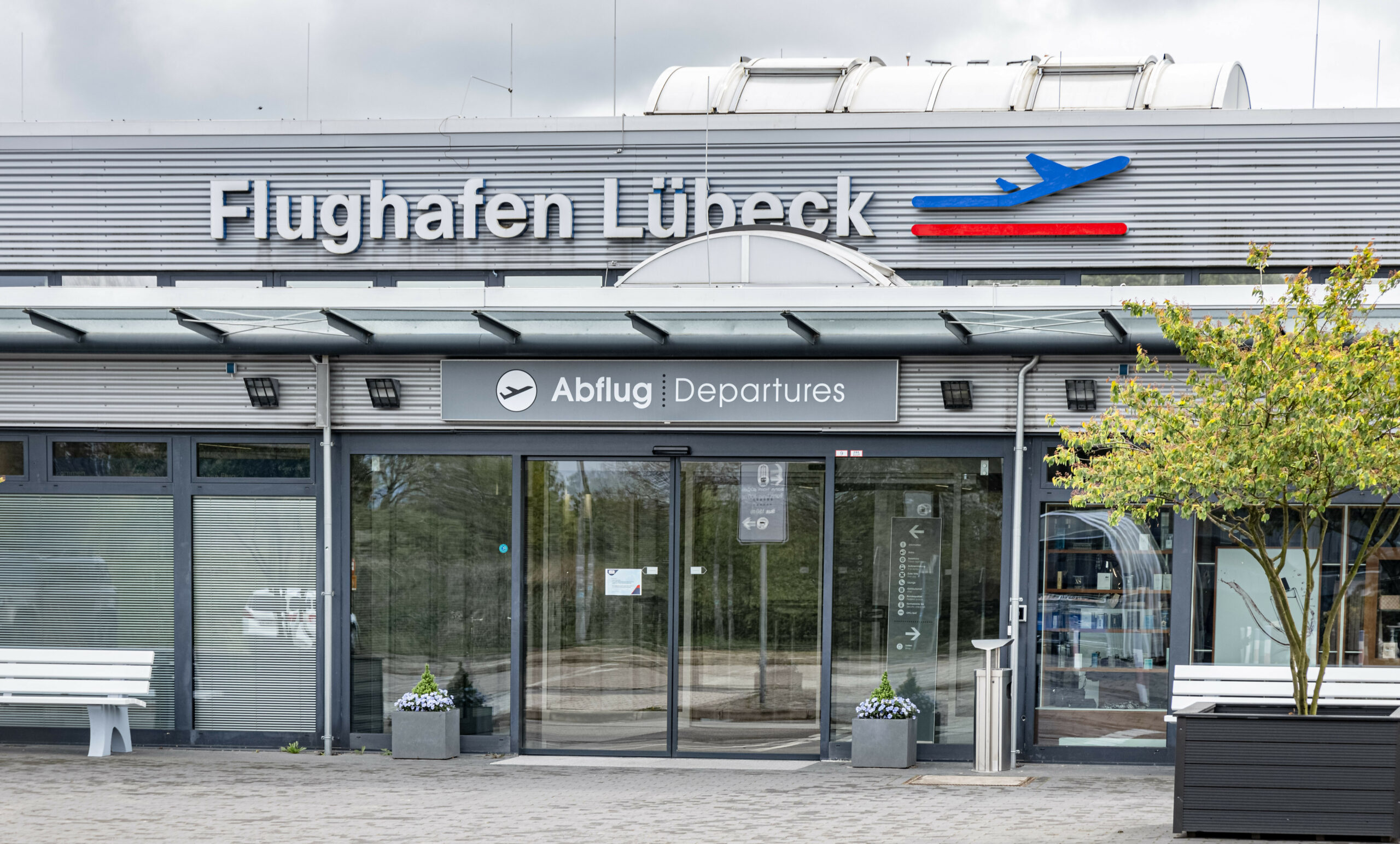 Der Flughafen Lübeck. (Archivbild)