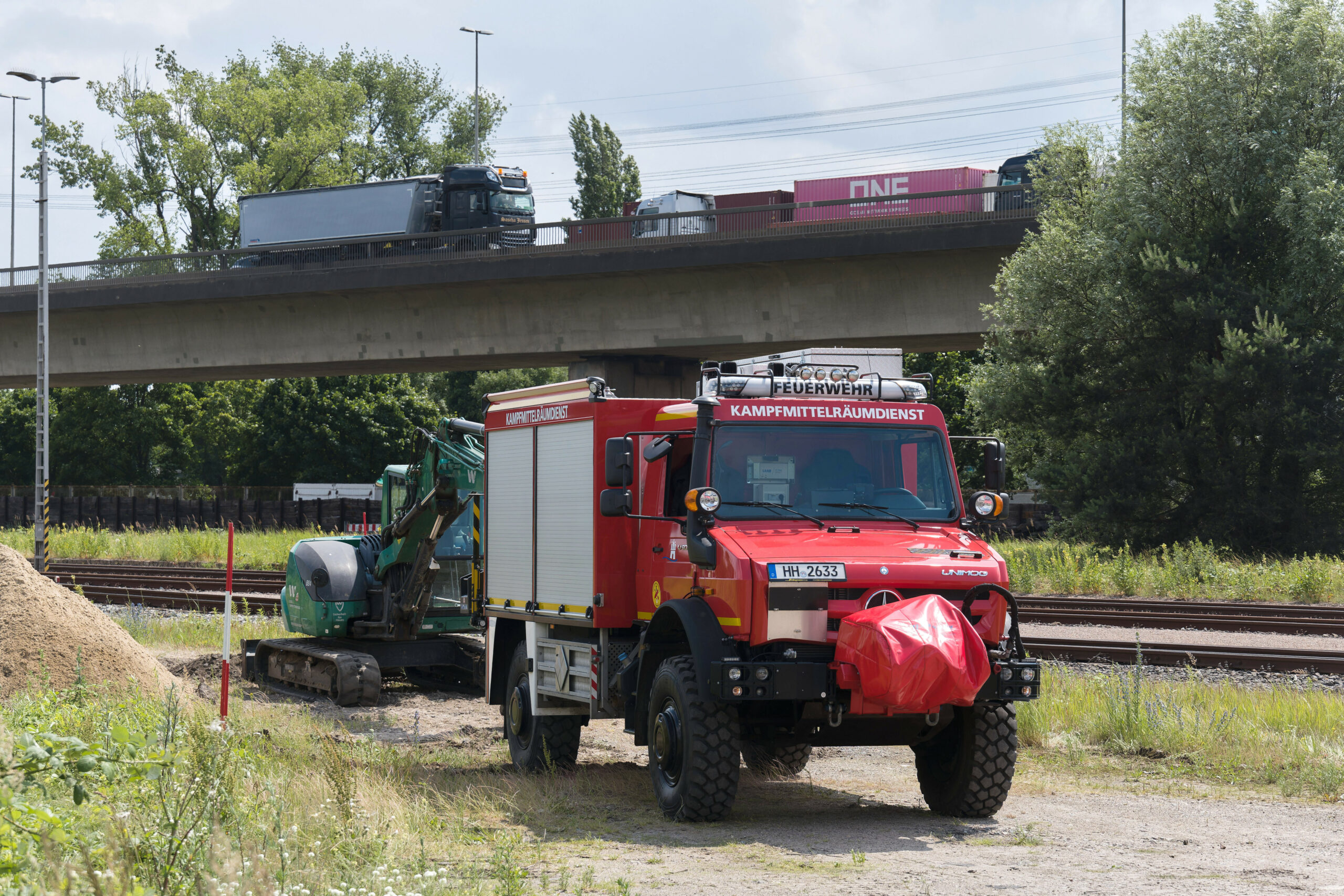 Kampfmittelfund in Marmstorf muss gesprenngt werden – A7 gesperrt