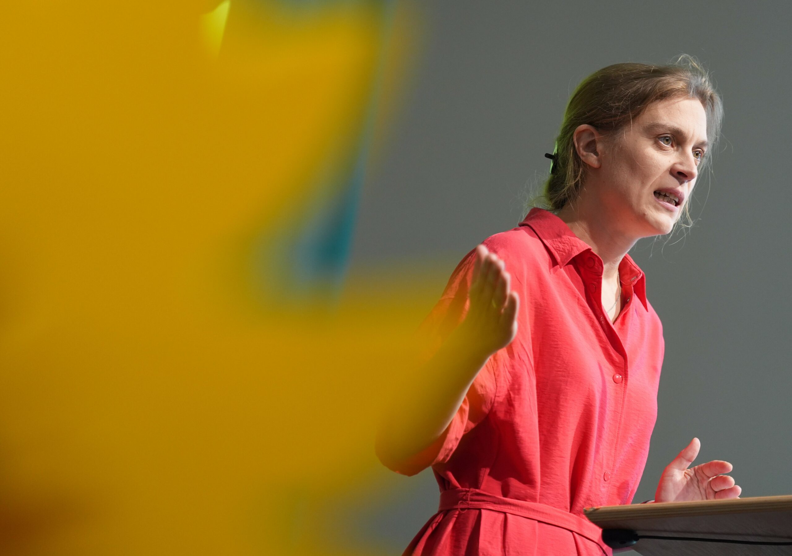 Selina Storm, Landesvorsitzende der Grünen, spricht sich eindeutig für Olympia in Hamburg aus.