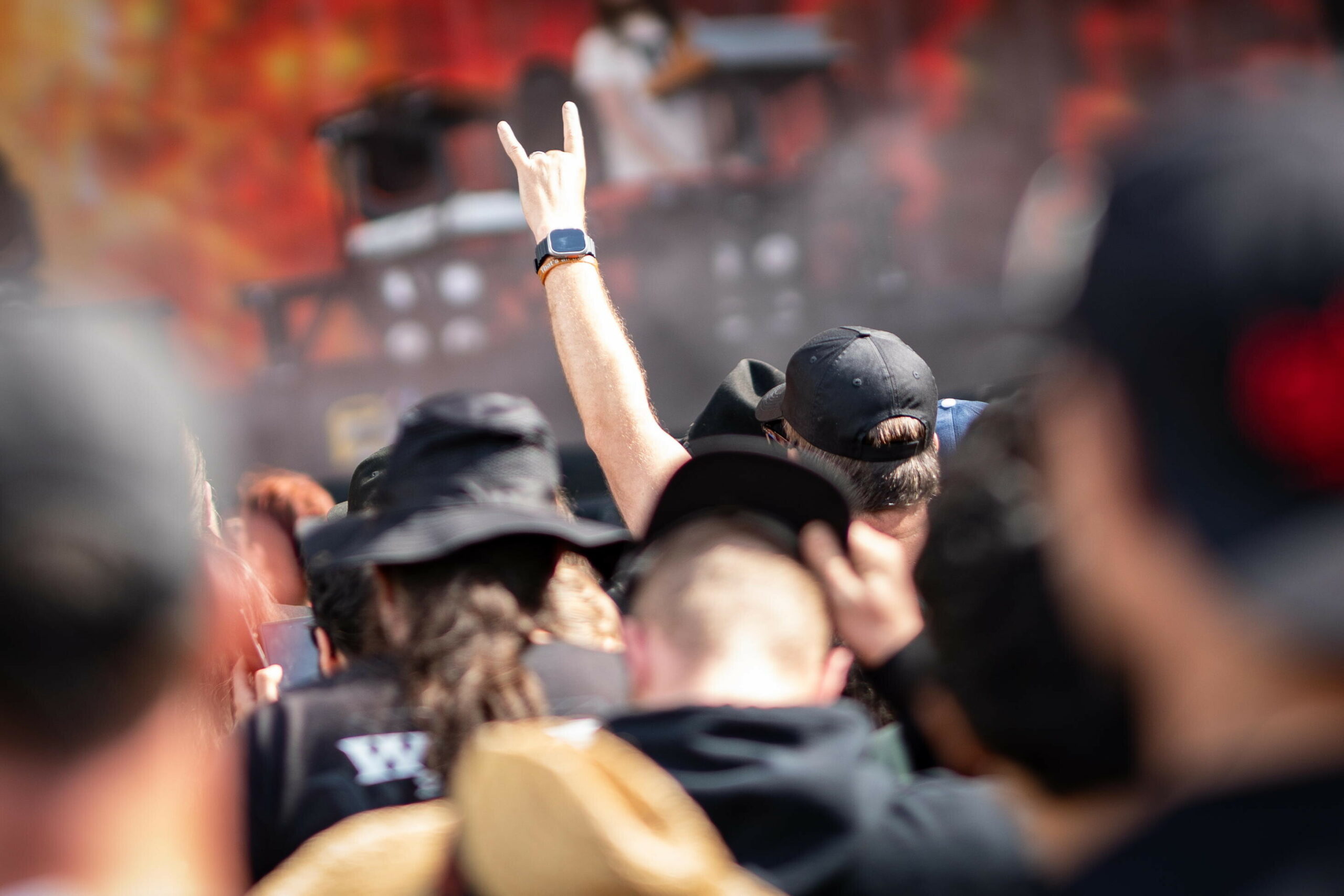 Heavy-Metal-Fans auf dem Wacken Open Air Festival.