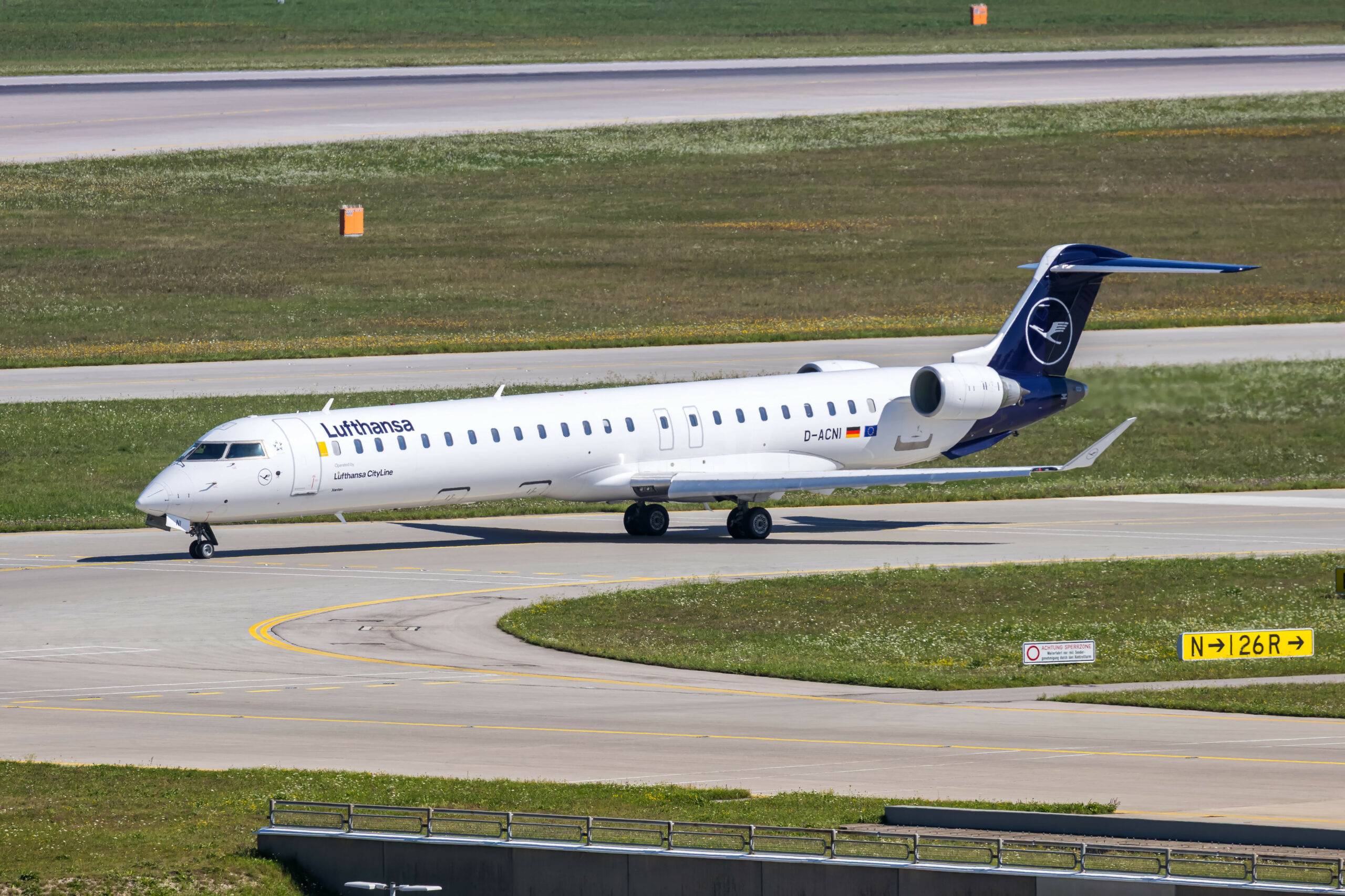 CRJ-Flugzeug der Lufthansa