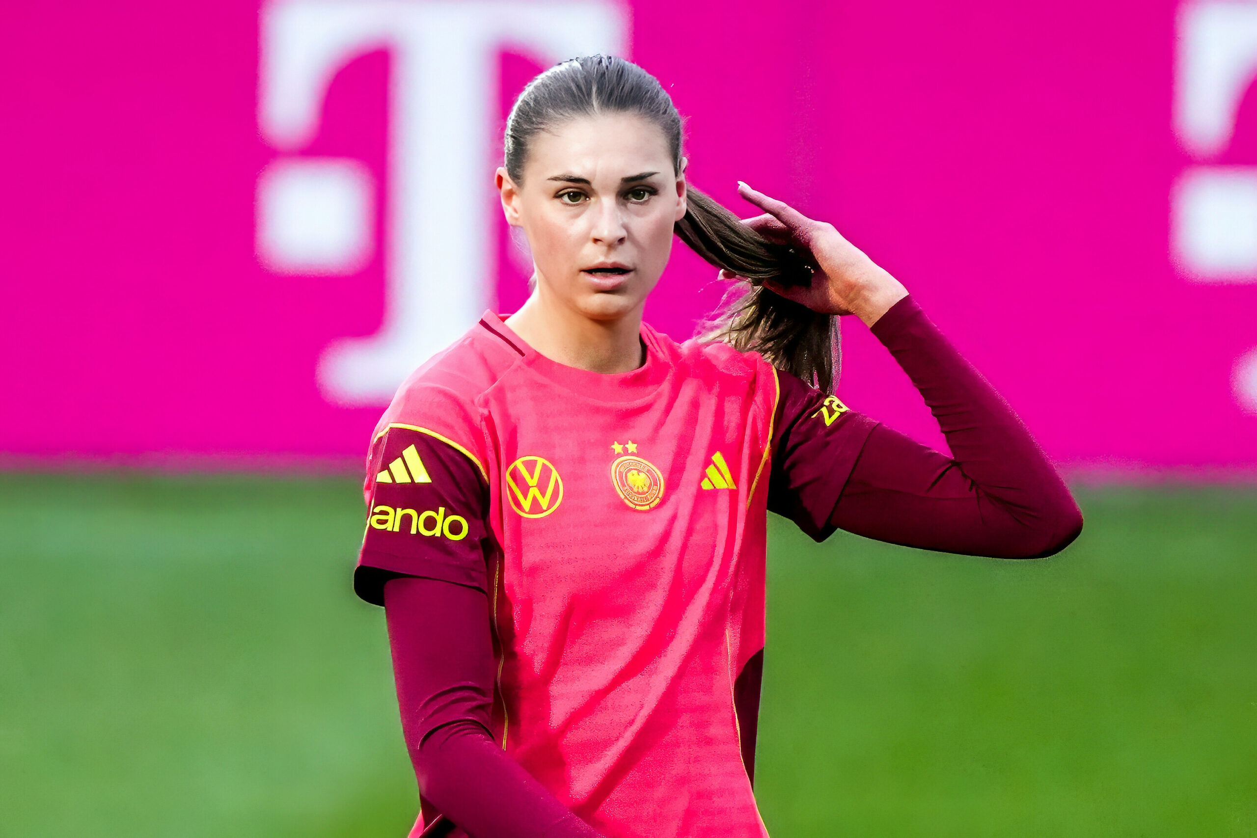 Jule Brand im DFB-Training