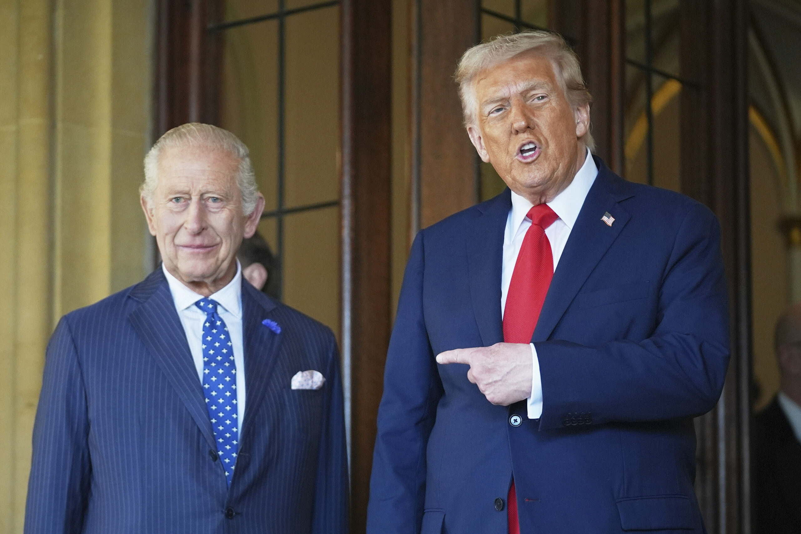 Präsident Donald Trump und der britische König Charles III. (Archivbild)