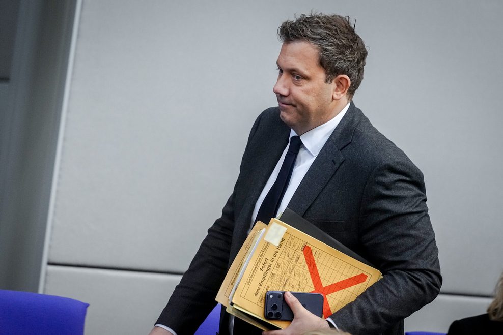 Finanzminister und SPD-Chef Lars Klingbeil 