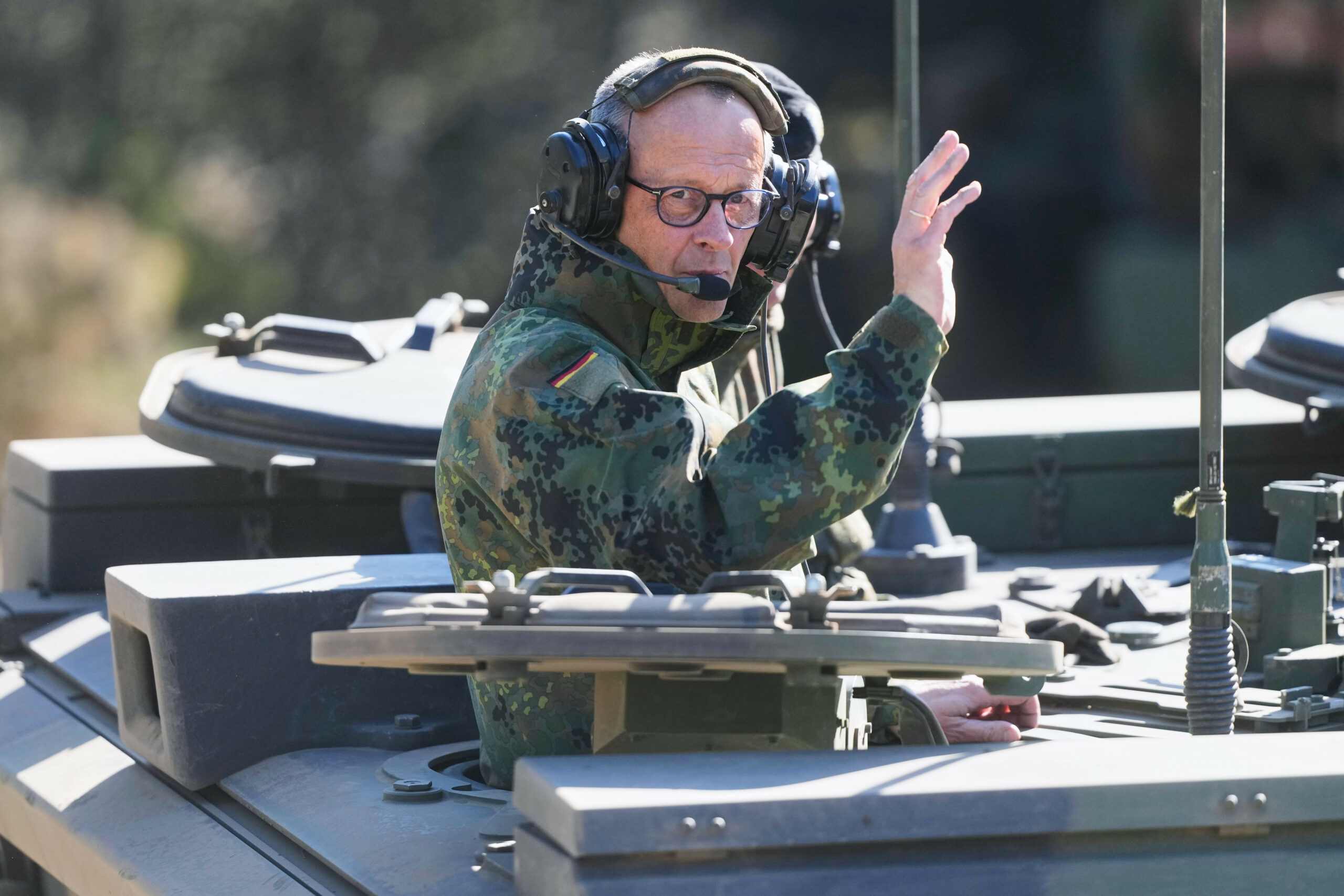 Friedrich Merz Panzer Munster