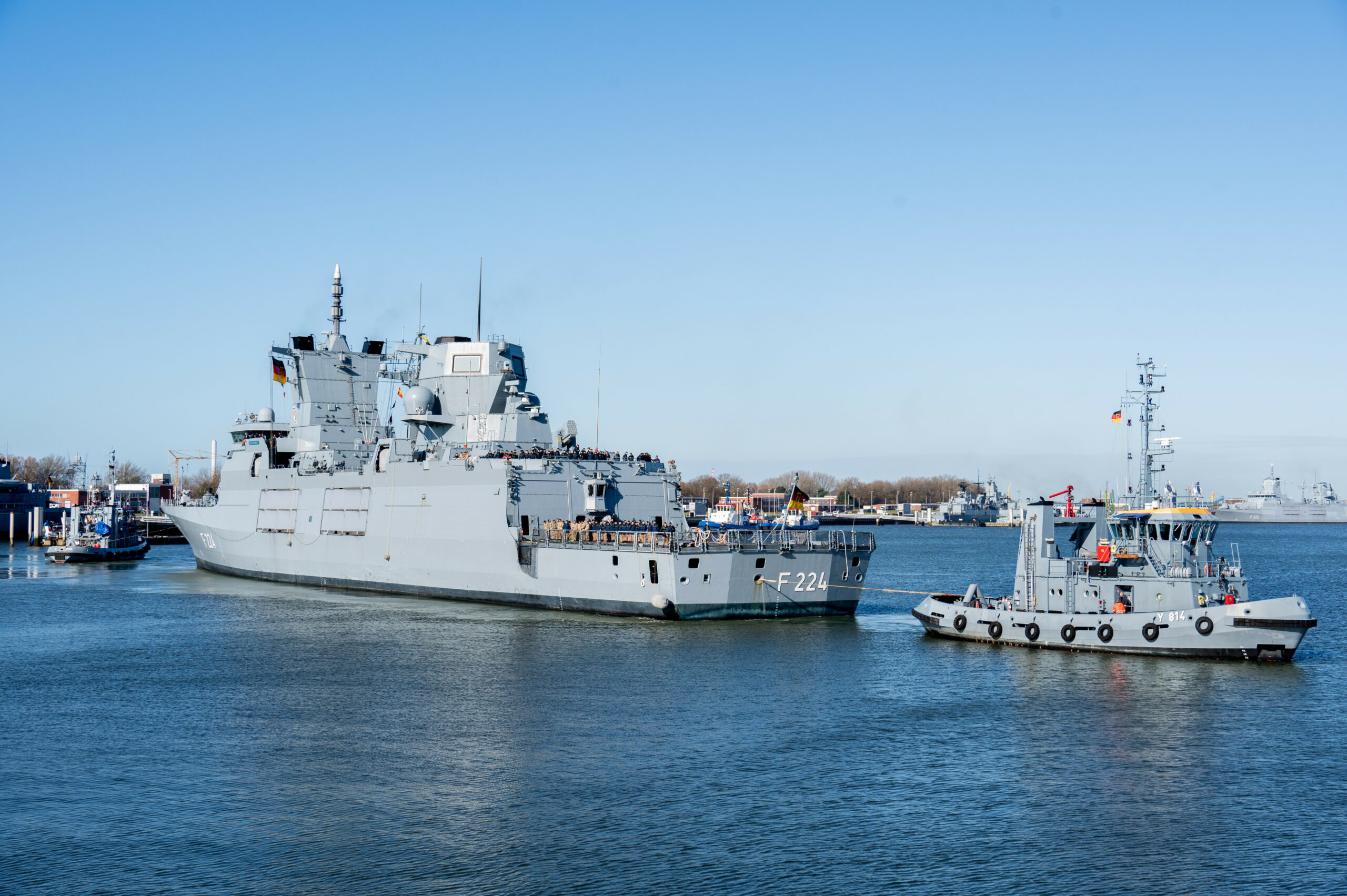 Die Fregatte „Sachsen-Anhalt“ ist Teil einer MIlitärübung in Norwegen. (Archivbild)