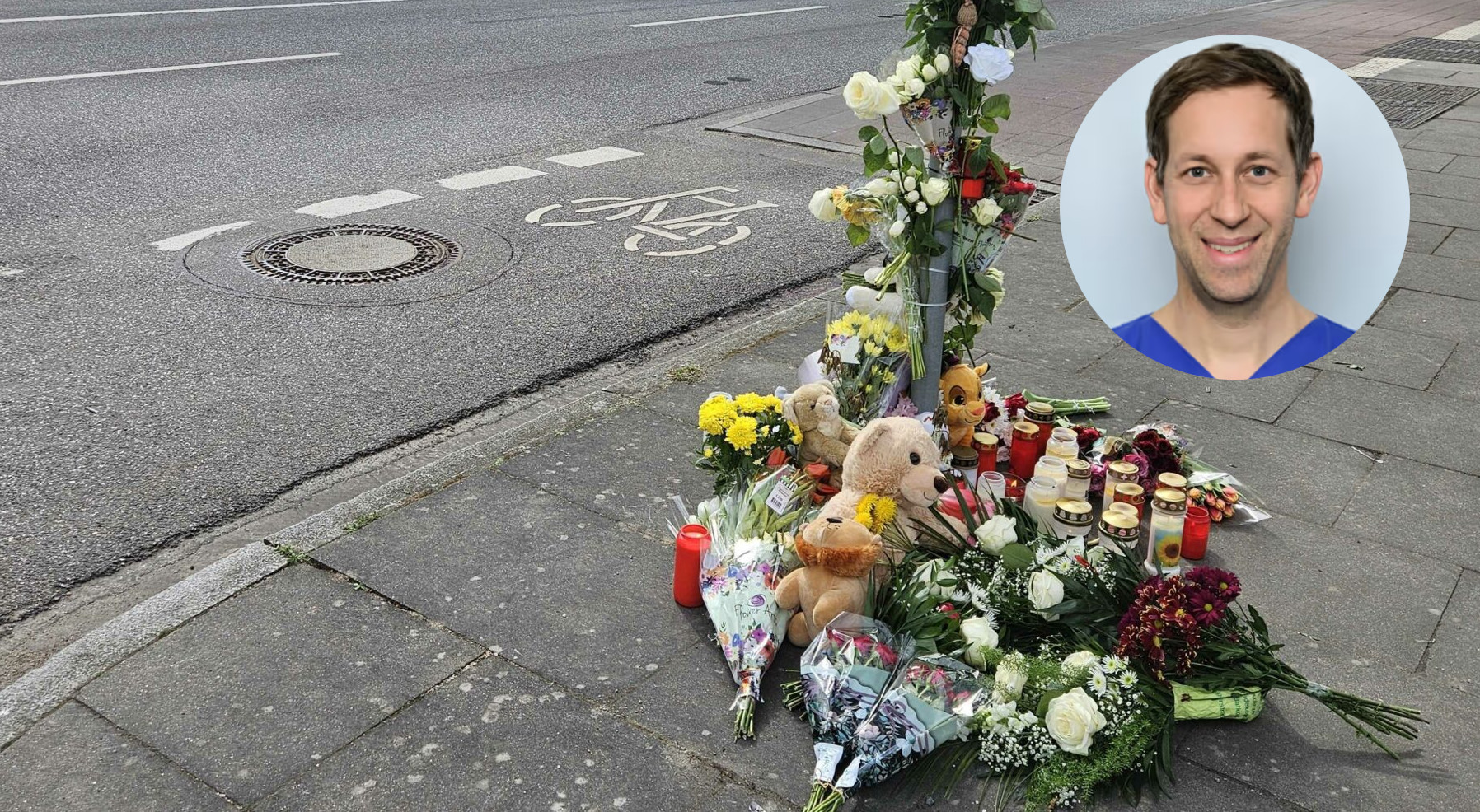 Dr. Michael Kern ist Oberarzt an der Asklepios Klinik Harburg. Er ist entsetzt über die Verkehrspolitik der Stadt.