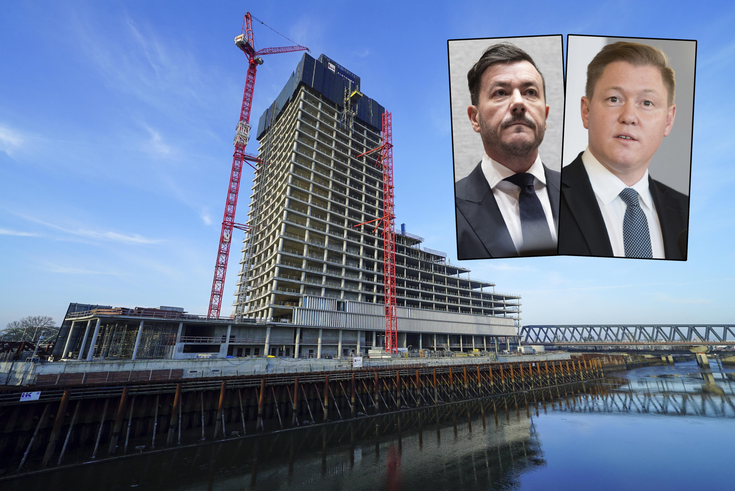 Unter schwerem Verdacht: Ex-Signa-Chef René Benko (48; l.) und sein Top-Manager Timo Herzberg (49)