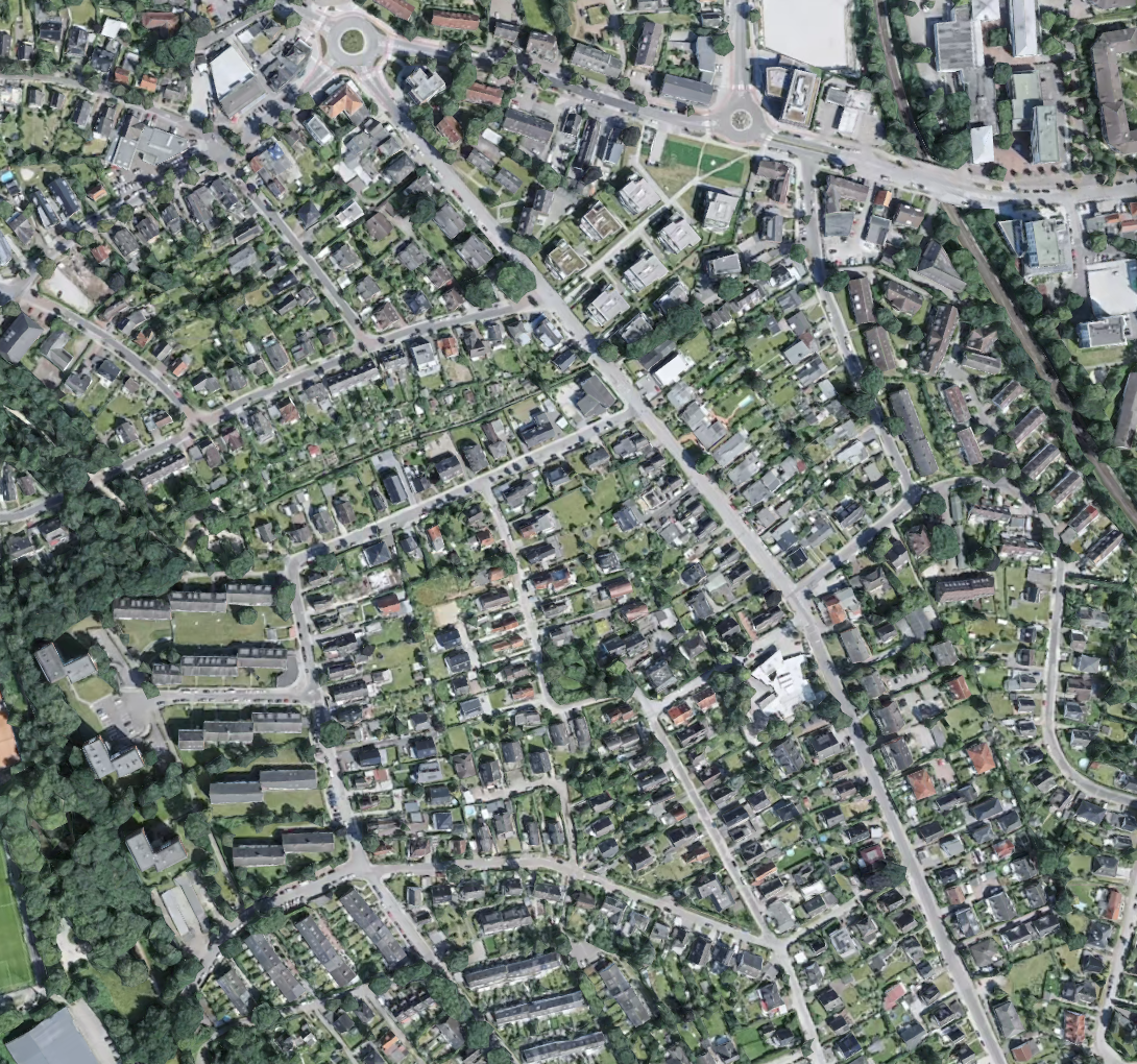 Norderstedt von oben