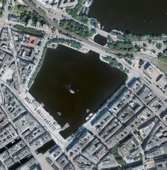 Luftbild Binnenalster