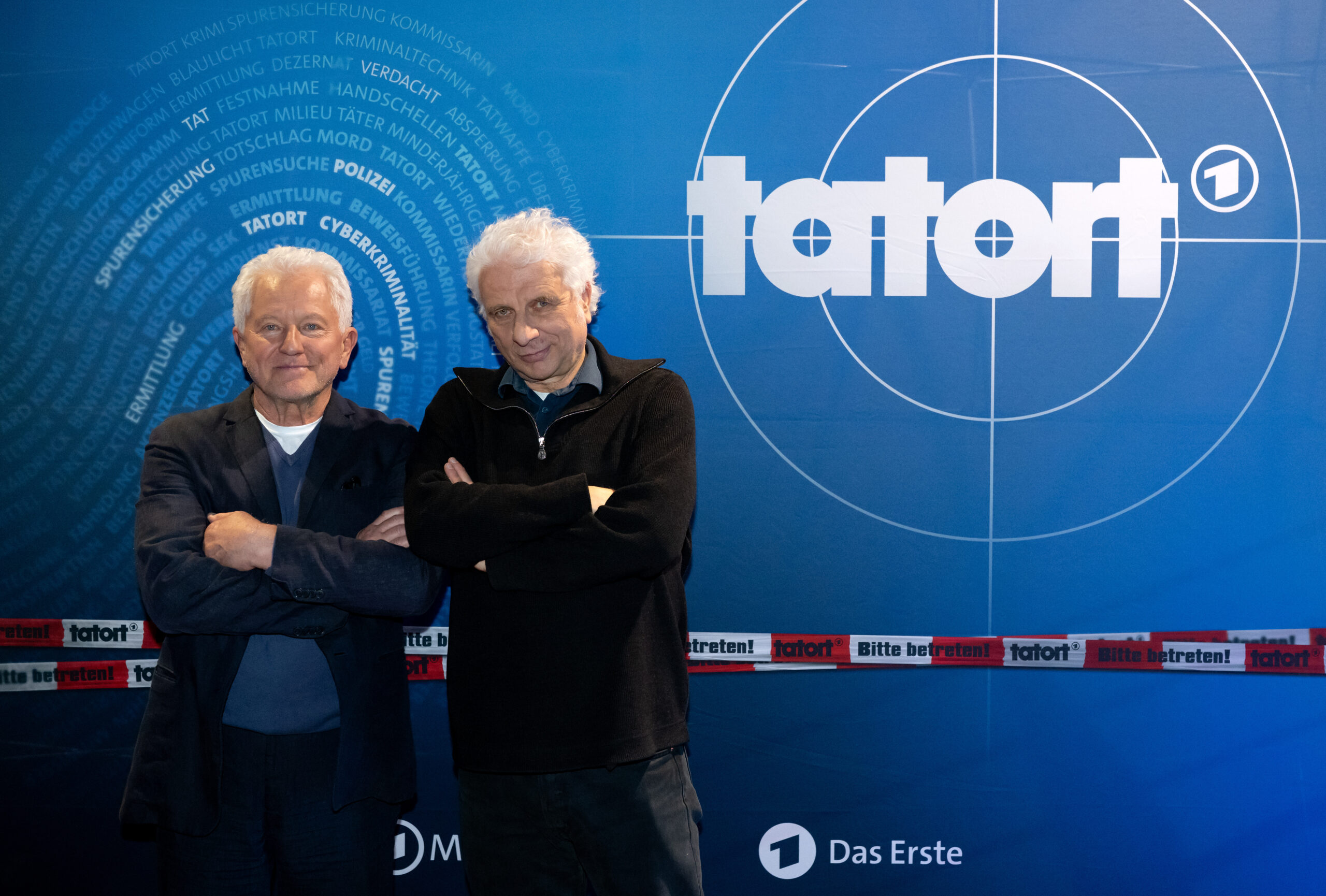 Miroslav Nemec (r.) und Udo Wachtveitl (l.) bei der Premiere ihres letzten Tatorts.