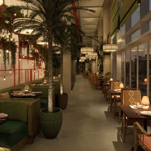 So soll es im Restaurant „Elemente“ aussehen (Visualisierung).