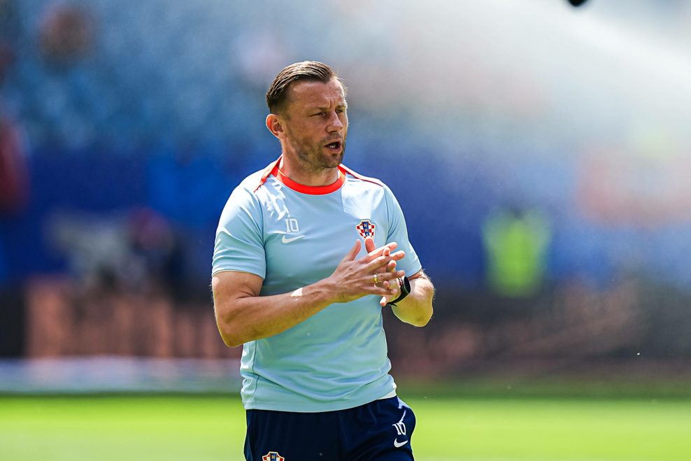 Ivica Olic als Co-Trainer von Kroatiens Nationalmannschaft