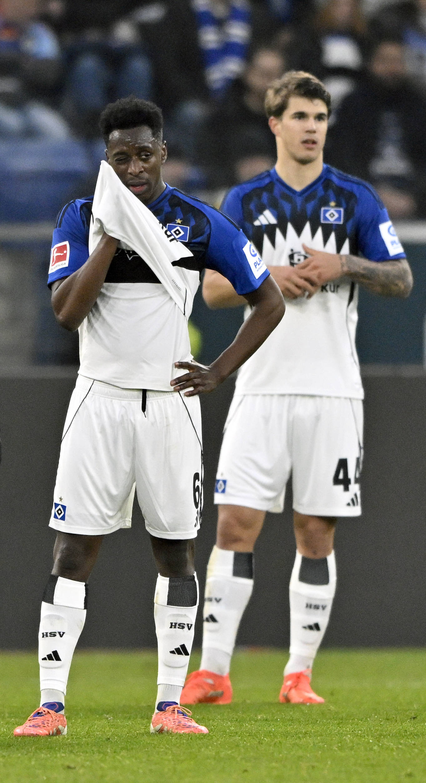 Luka Vuskovic und Albert Sambi Lokonga sind bedient.