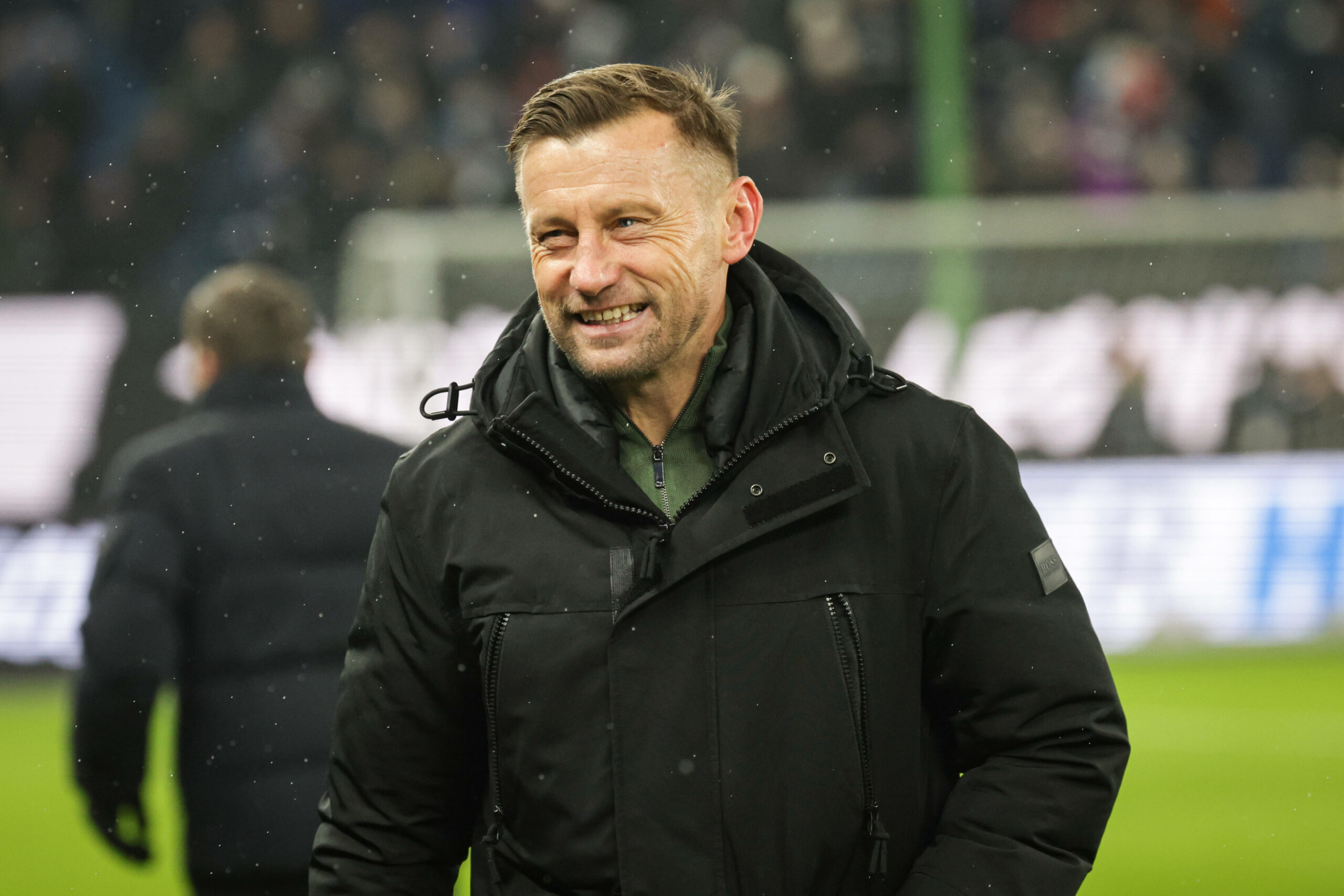 Ivica Olic lächelt bei einem Besuch im Volksparkstadion
