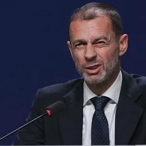 Aleksander Ceferin auf einer Pressekonferenz