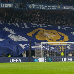 Chelsea-Fans auf der Tribüne in London