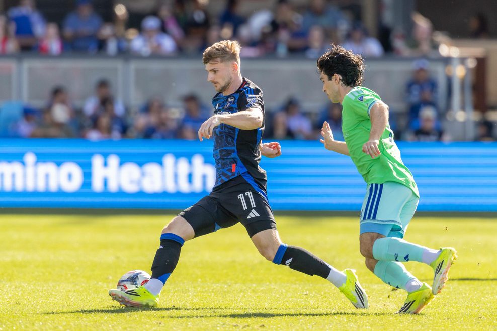 Timo Werner auf dem Feld gegen Seattle Sounders FC
