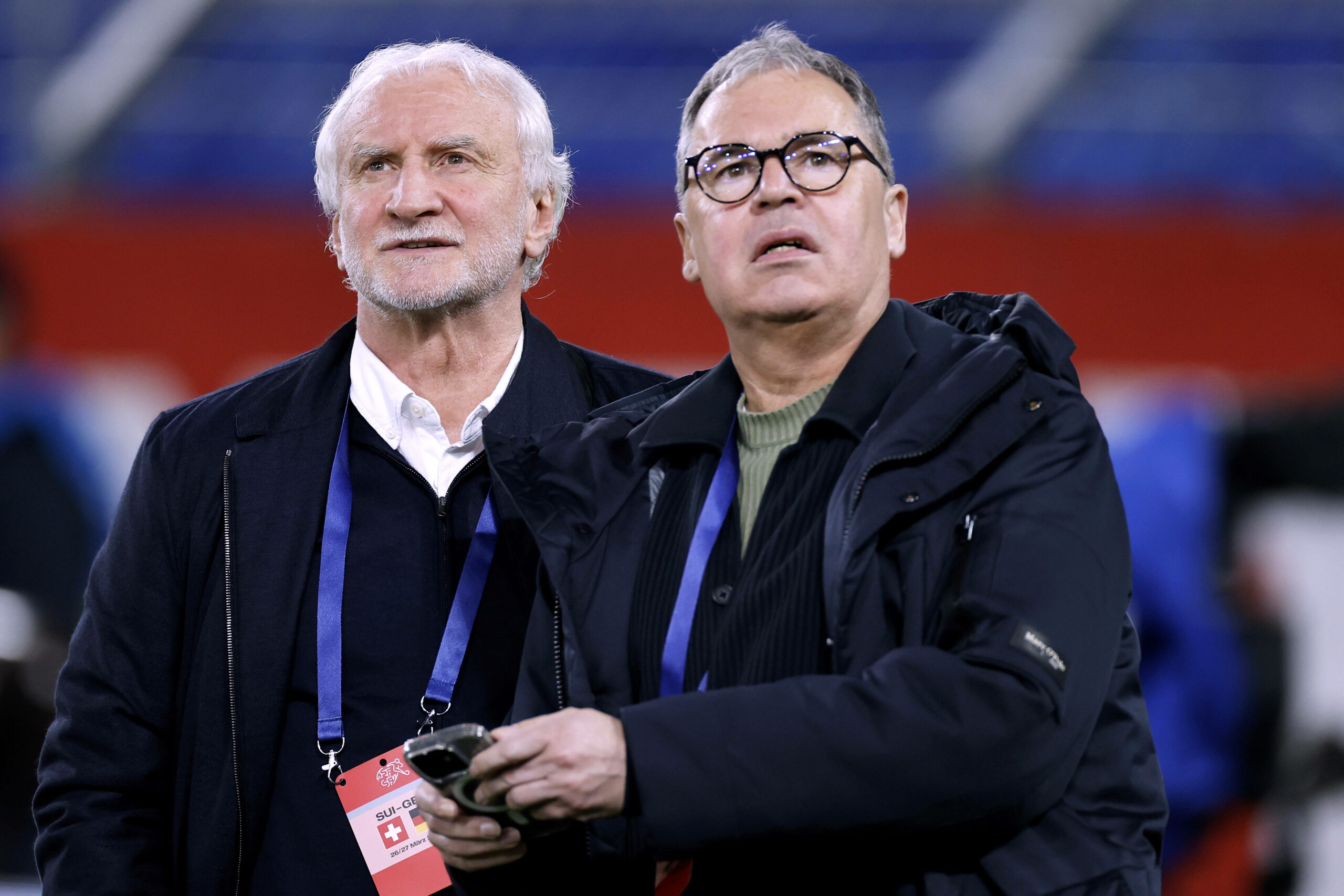 Andreas Rettig zusammen mit Rudi Völler