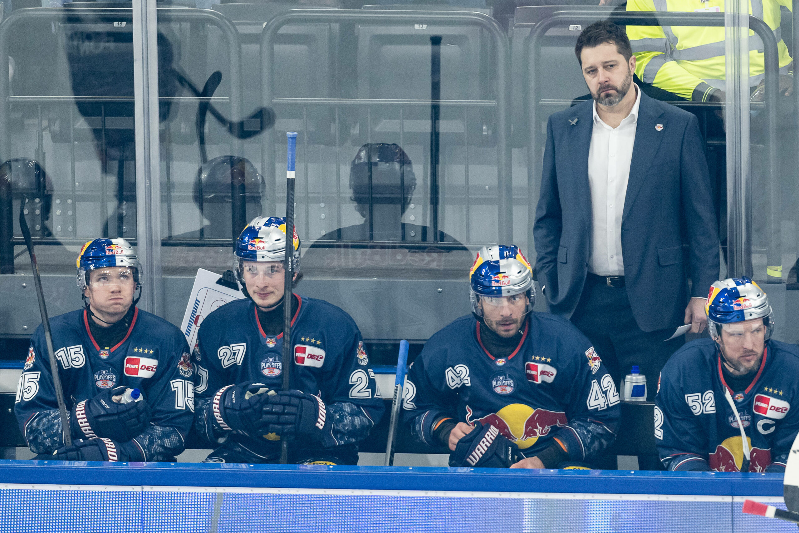 Eishockey-Trainer Oliver David von Red Bull München
