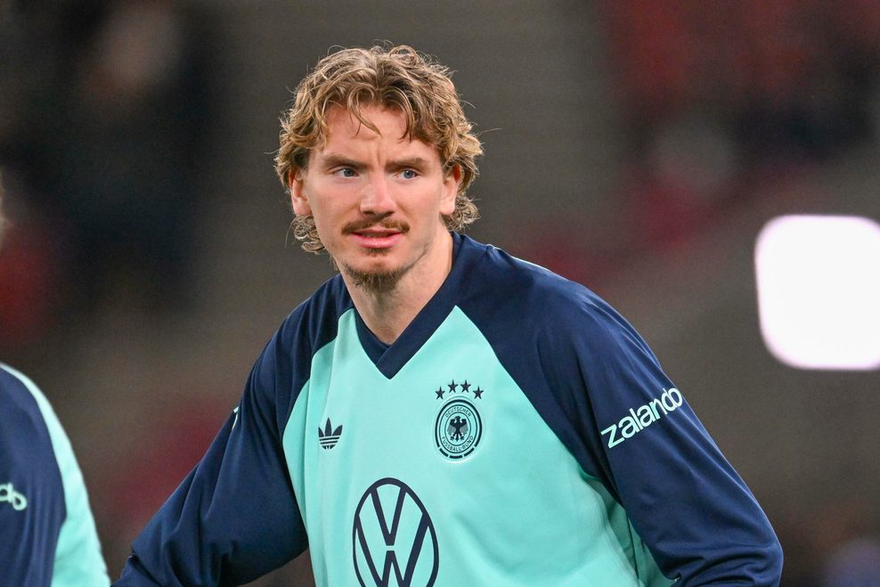 Nick Woltemade im DFB-Training