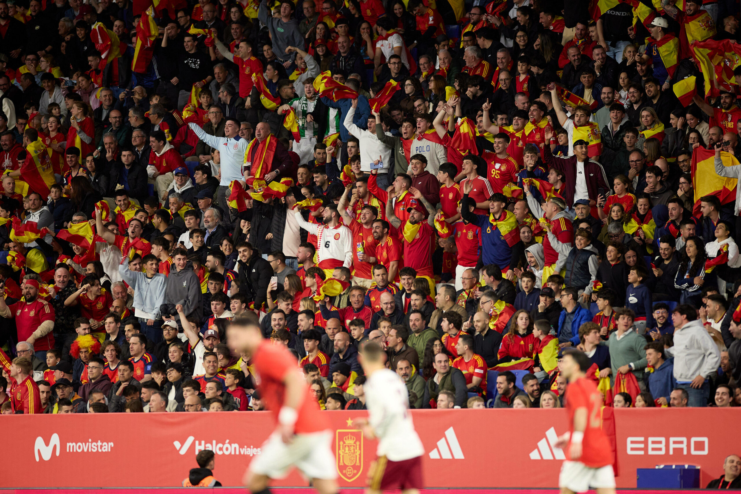 Spanien-Fans beim Spiel gegen Ägypten