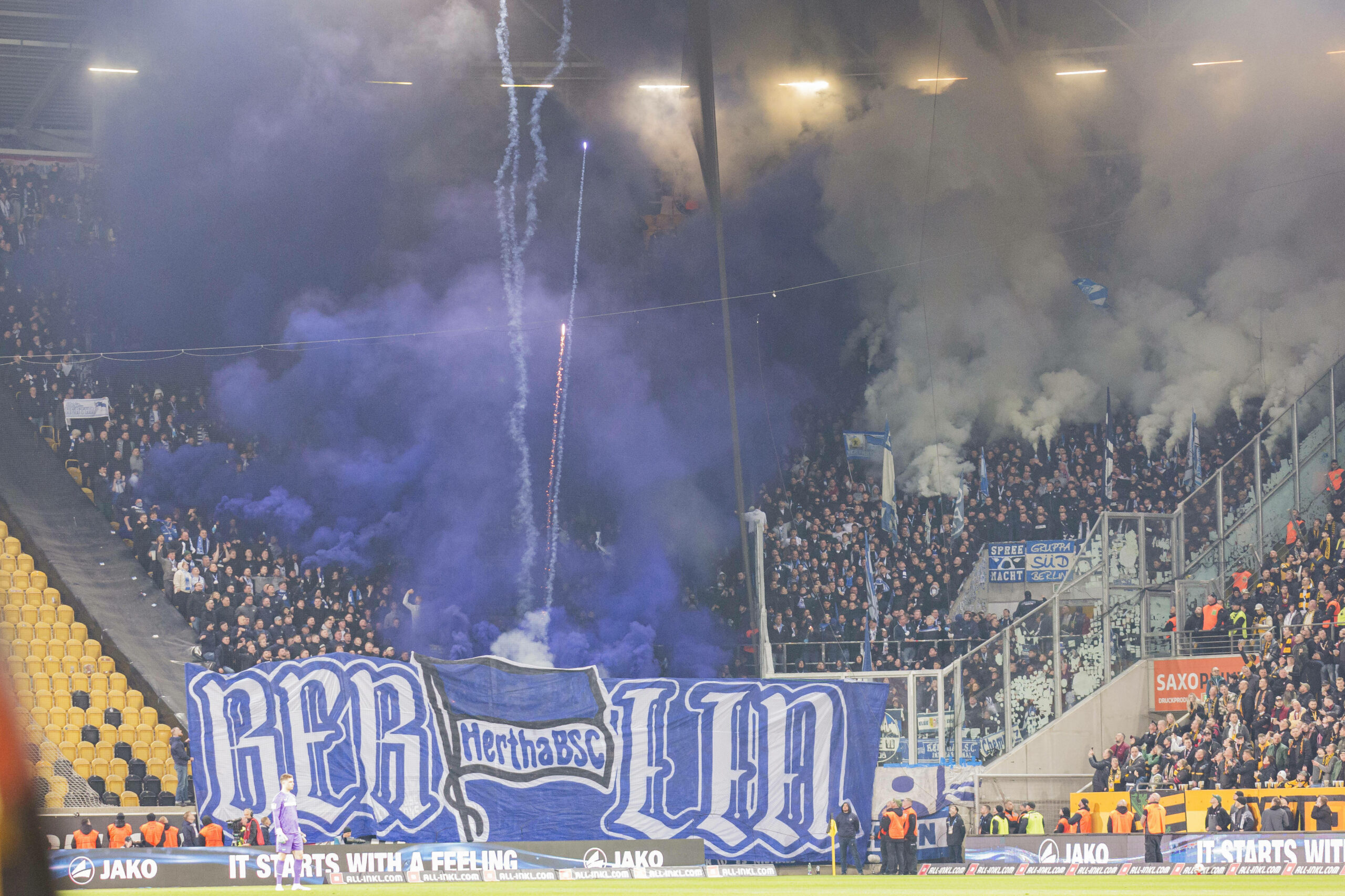 Die Fans von Hertha BSC