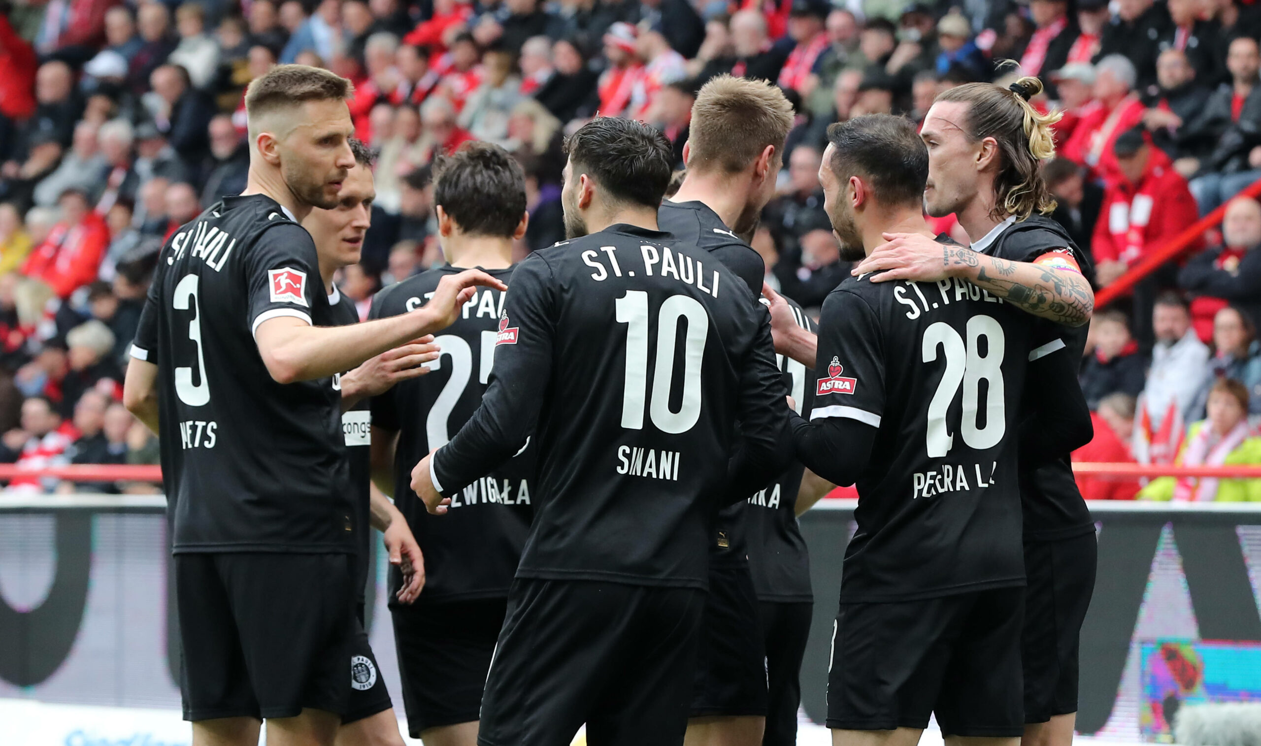 Jubeltraube des FC St. Pauli