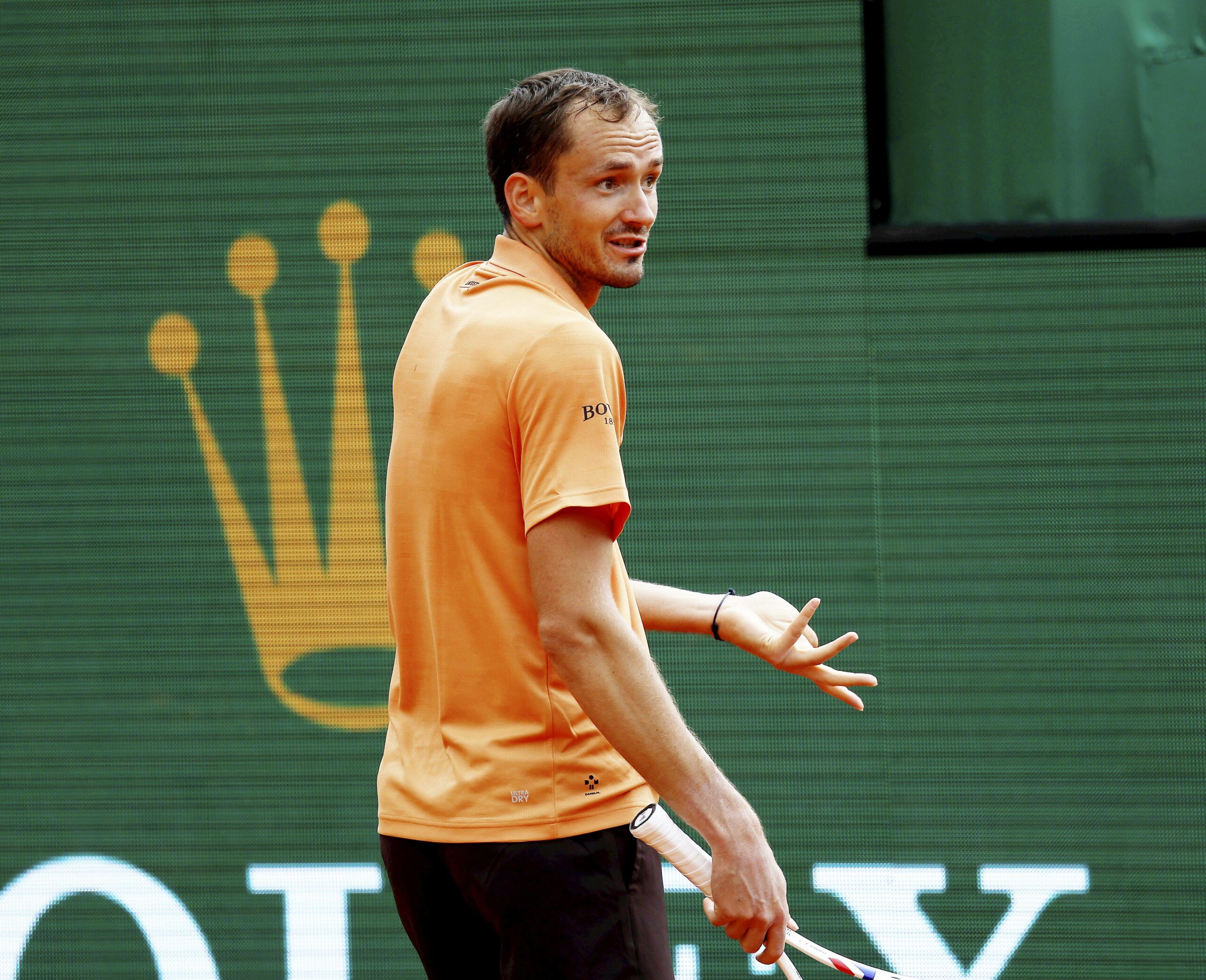 Daniil Medvedev war sichtlich nicht zufrieden.