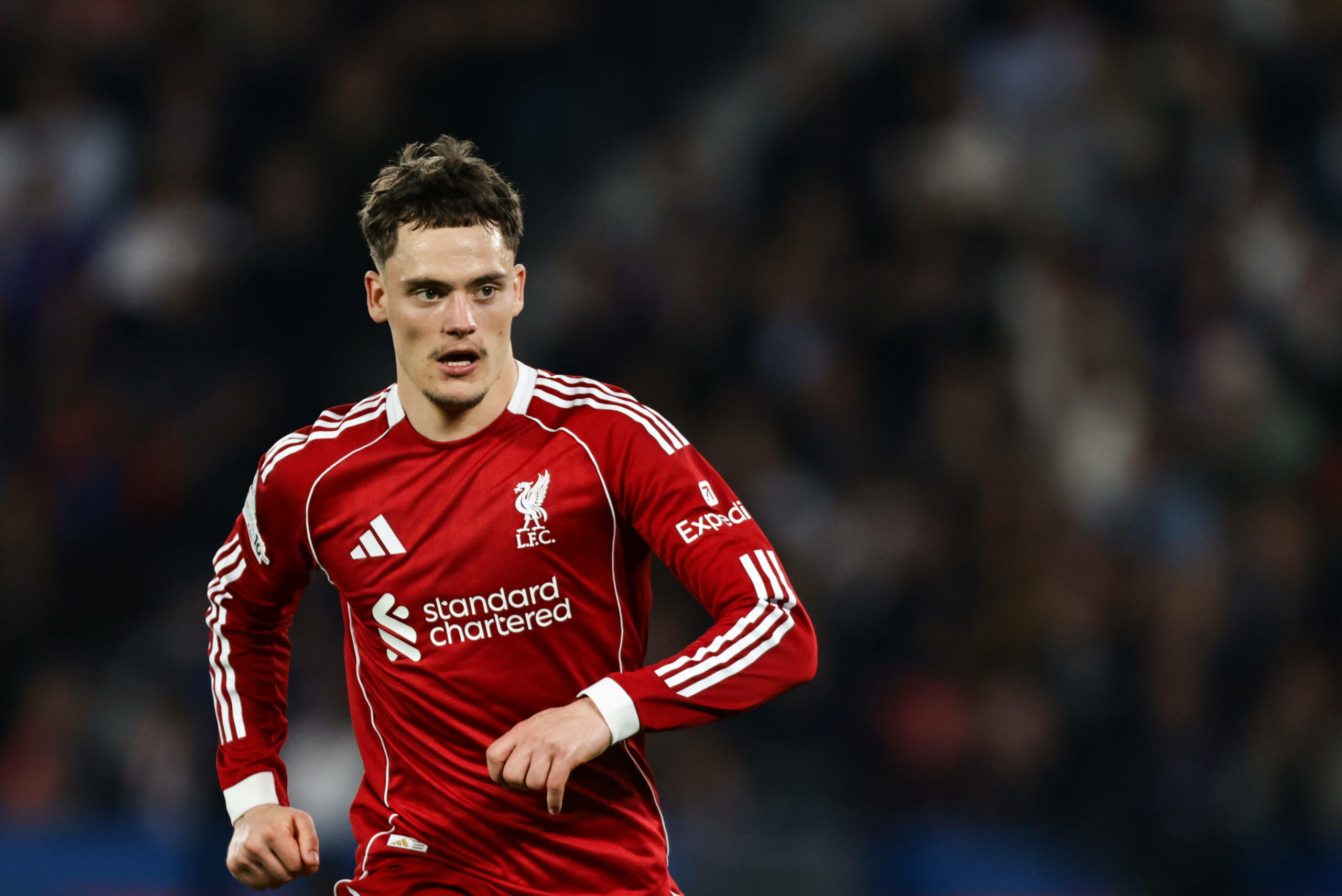 Liverpool-Star Florian Wirtz beim Viertelfinalspiel gegen Paris