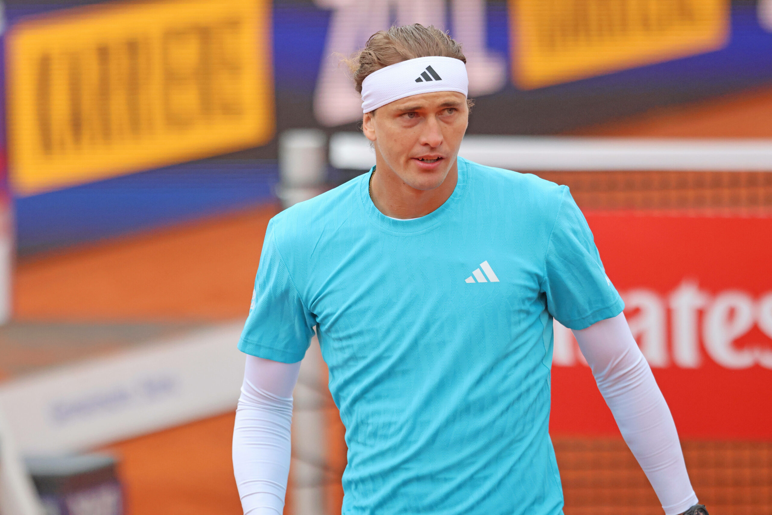 Alexander Zverev im Langarm-Matchoutfit in München