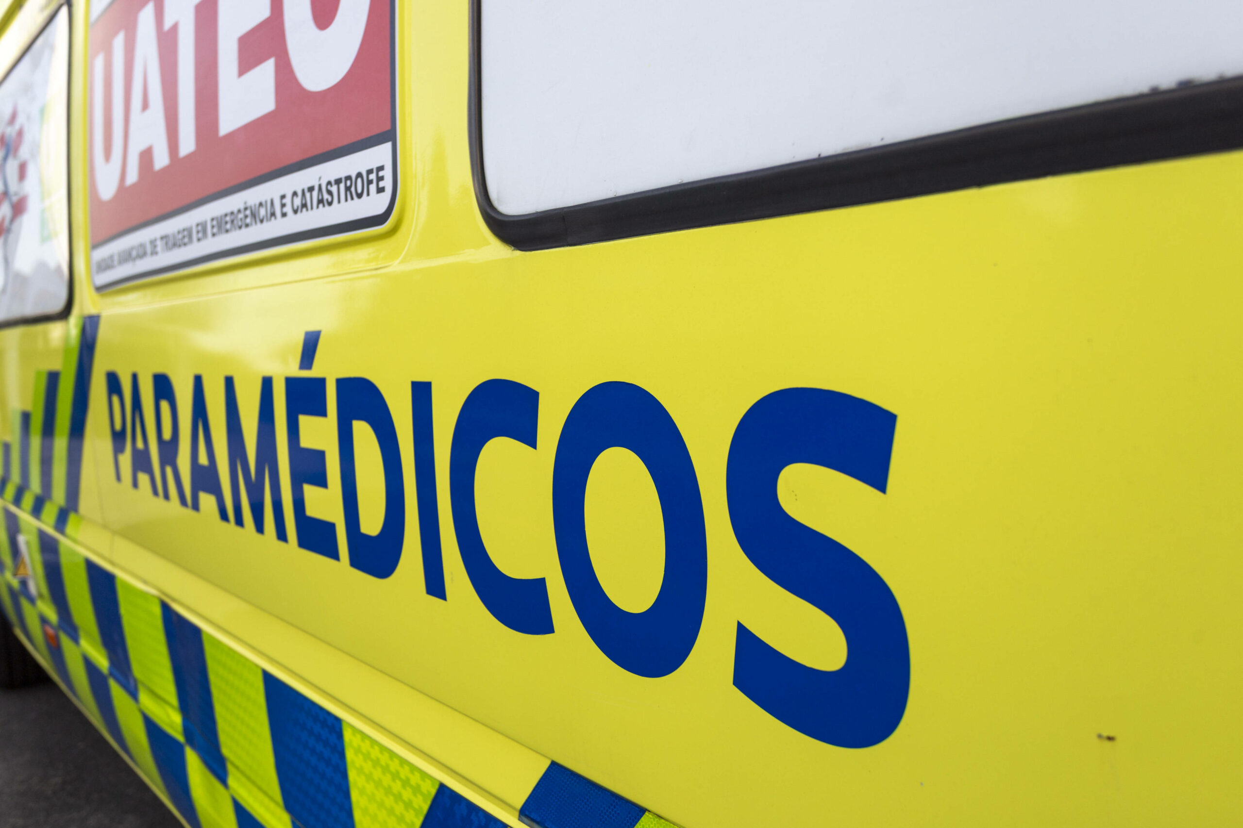 Ein Rettungswagen in Portugal